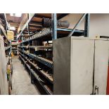5 Sections of Racking 36" x 120", 7' Beams w/ Contents, includes: Hoses, Wires, Belts, Tubing, etc.