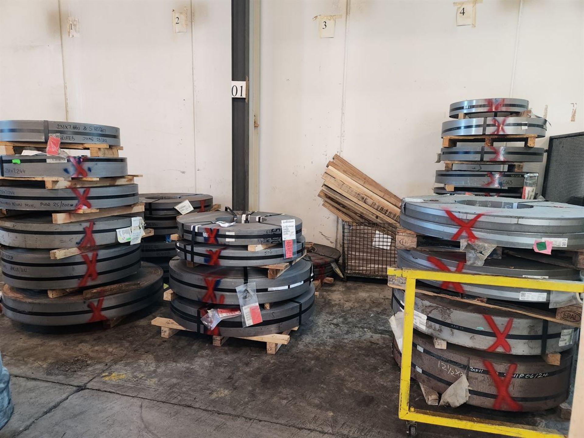 Lot of Aftermarket "1010" Cold Rolled Coil Stock approx 304.5 Tons - Image 2 of 2