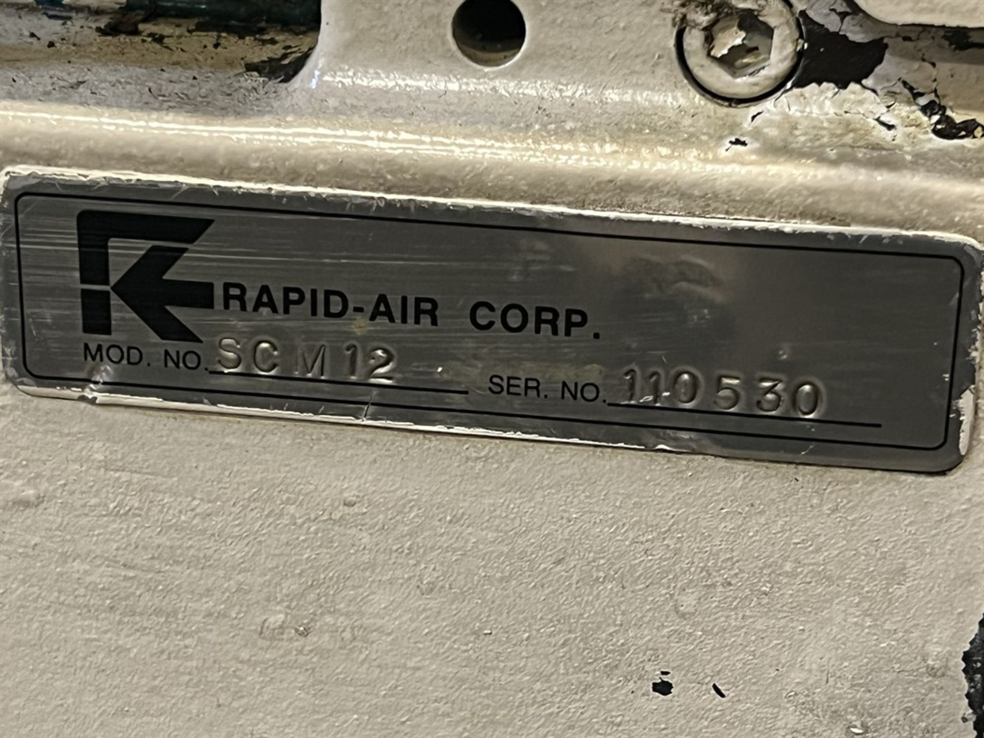 RAPID AIR SCM 12 12" x .070 Straightener, s/n 110530 - Image 5 of 5