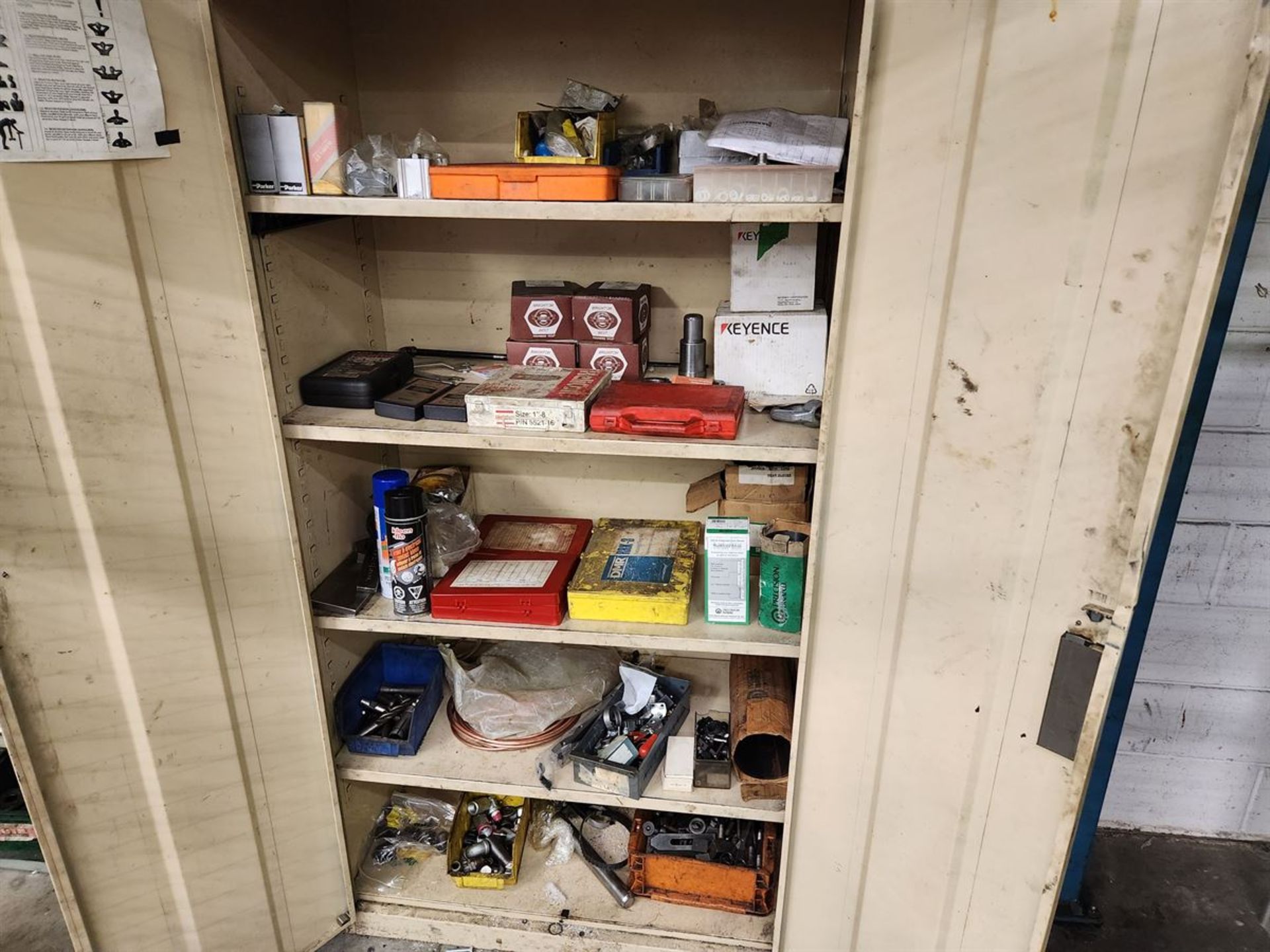 Contents of Cage includes, Cabinet w/ Hardware contents, Pigeon Hole Cabinet w/ hardware, (2) - Image 4 of 5