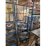 5 Step Rolling Warehouse Ladder