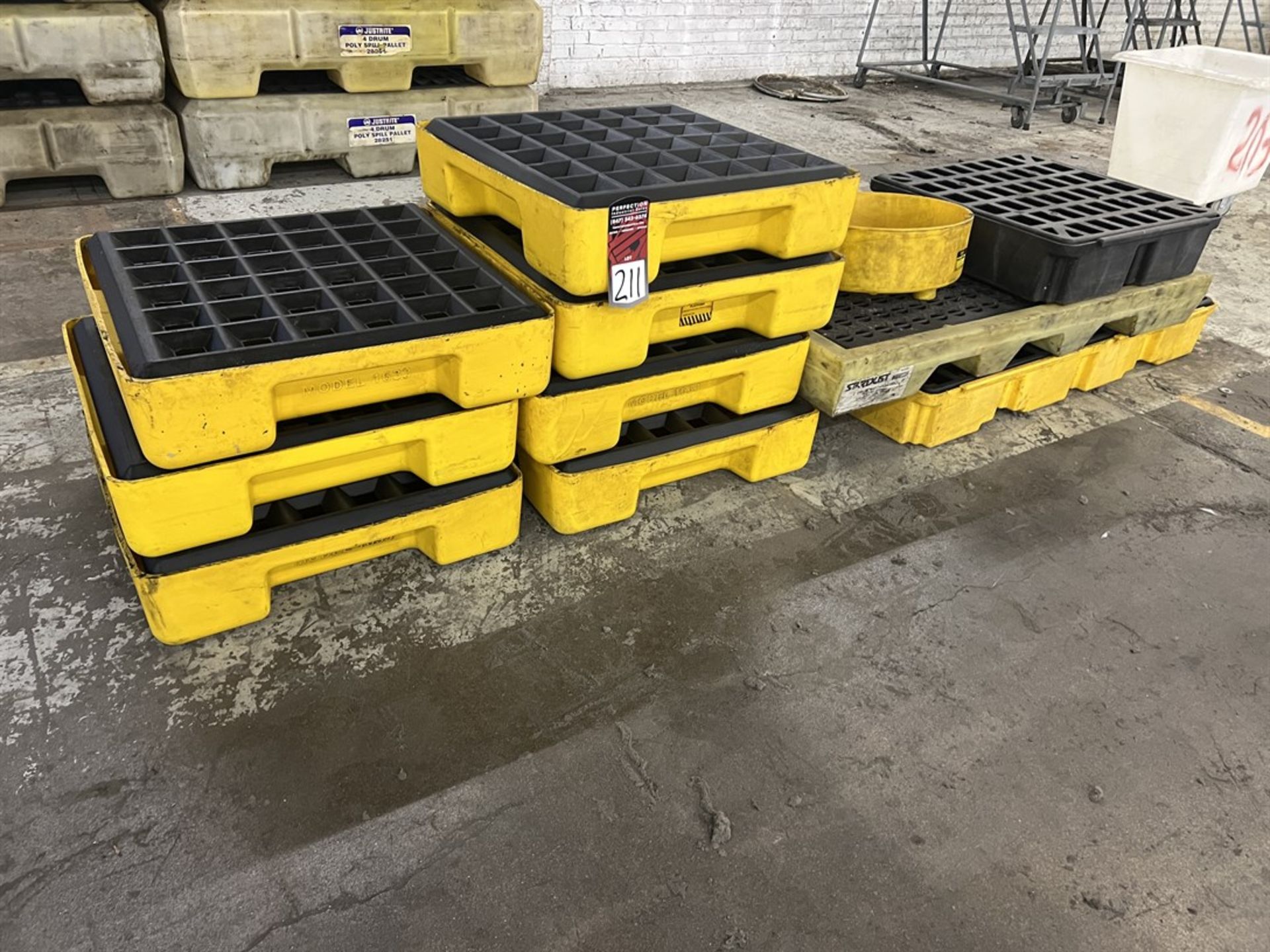 Lot of Assorted Spill Pallets (Located in Waukegan, IL)
