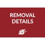 All items must be removed no later than Friday, January 5. All removal is strictly on an appointment