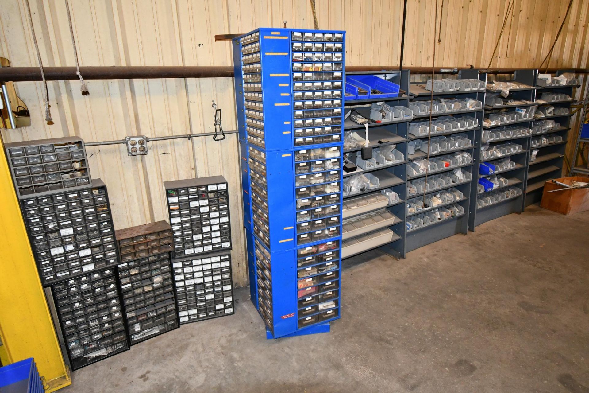 LOT OF ELECTRONIC COMPONETS, large lot, (on multiple racks) - Image 2 of 3