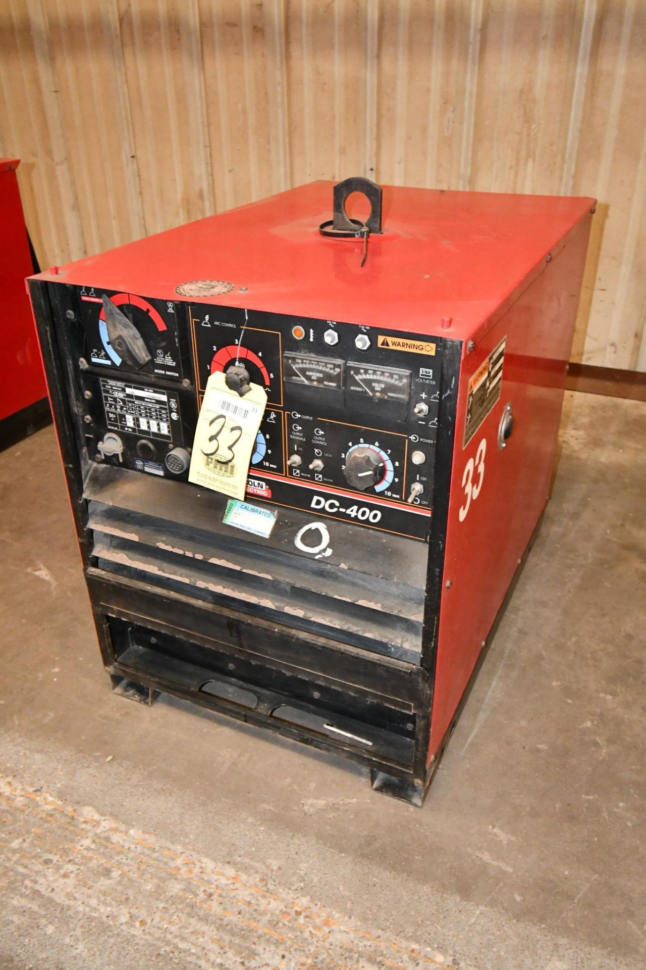 WELDING MACHINES, LINCOLN MDL. DC400, new 2007, 400 amps @ 36 v., 100% duty cycle, S/N U1070808784,