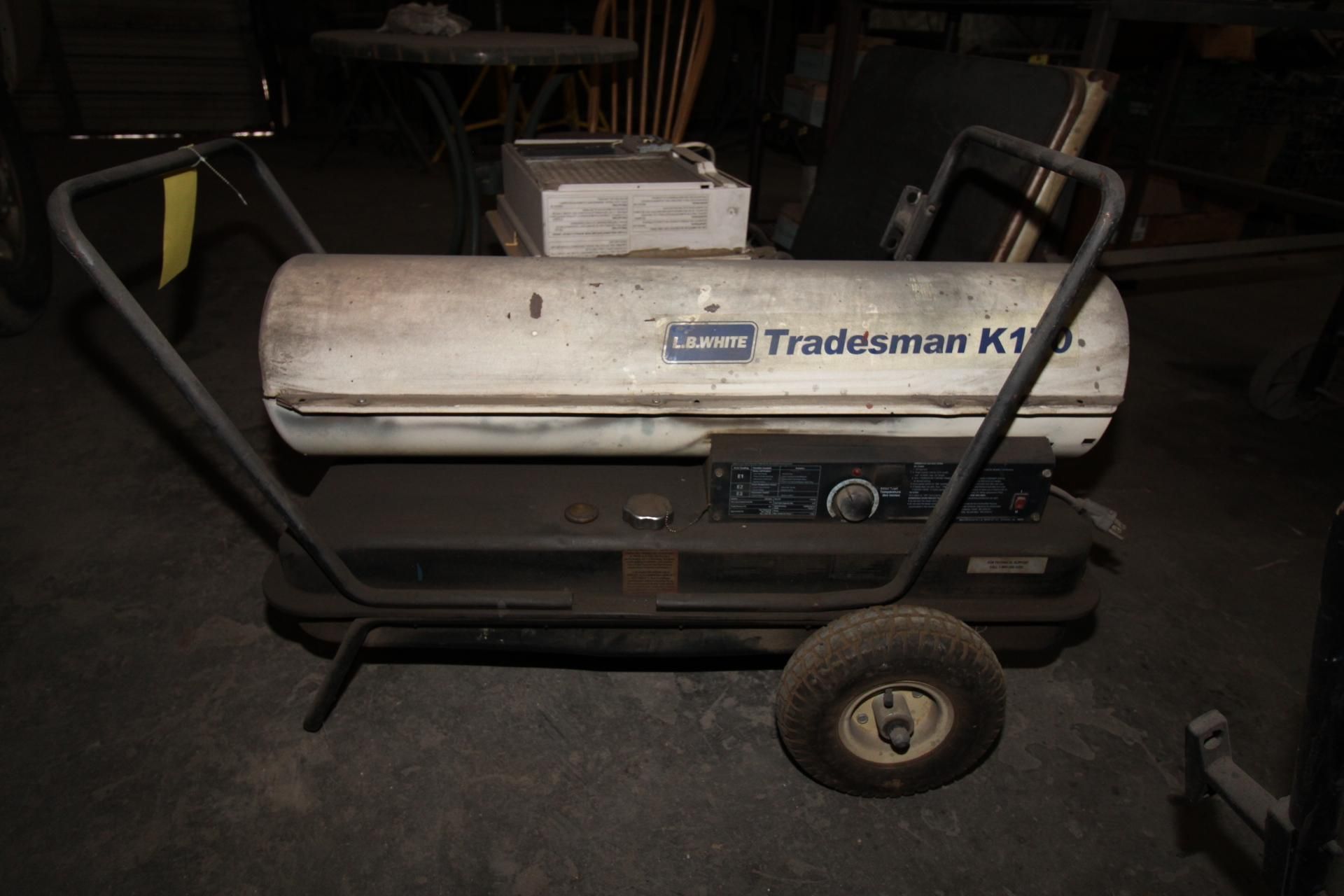 PORTABLE KEROSENE/ DIESEL / OIL FORCED AIR HEATER, TRADESMAN MDL. K170, 175,000 Btu/h - Image 2 of 3