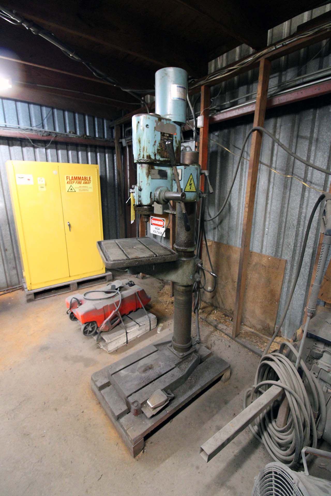 DRILL PRESS, VICTOR FLOOR TYPE, M.D. S-24E, 1-1/2 HP, 220 v., 3-phase, S/N 8408107 - Image 3 of 5