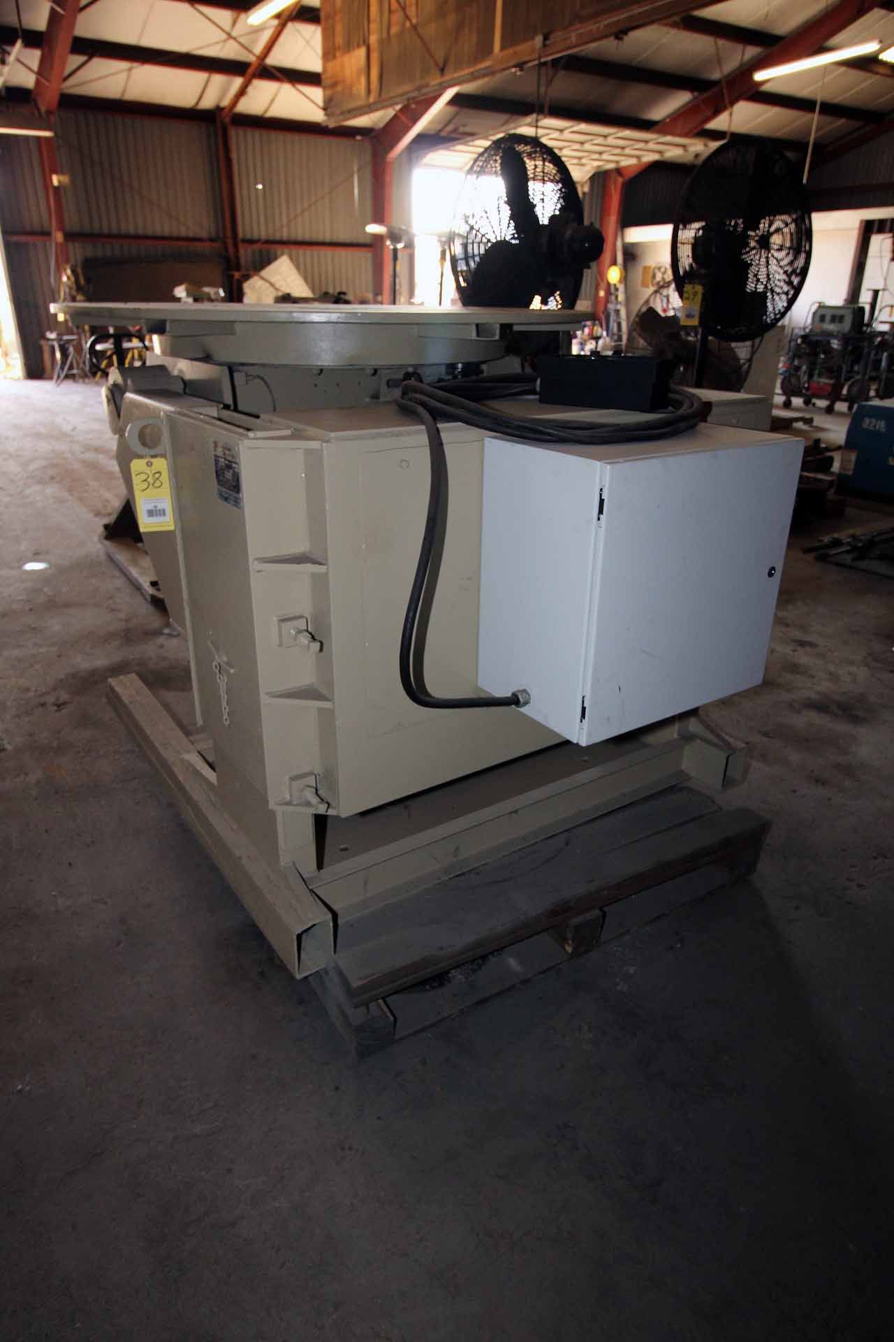 WELDING POSITIONER, RANSOME MDL. 60-P, 5,000 lb. cap., rotation torque 72,000 in lbs., tilt torque - Image 3 of 7