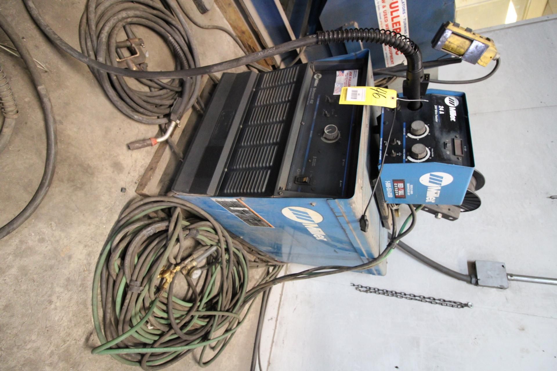 MIG WELDER, MILLER DELTAWELD 452 MDL. 903377, new 2007, power source 230/ 460/ 575 v., 3-phase, - Image 3 of 5