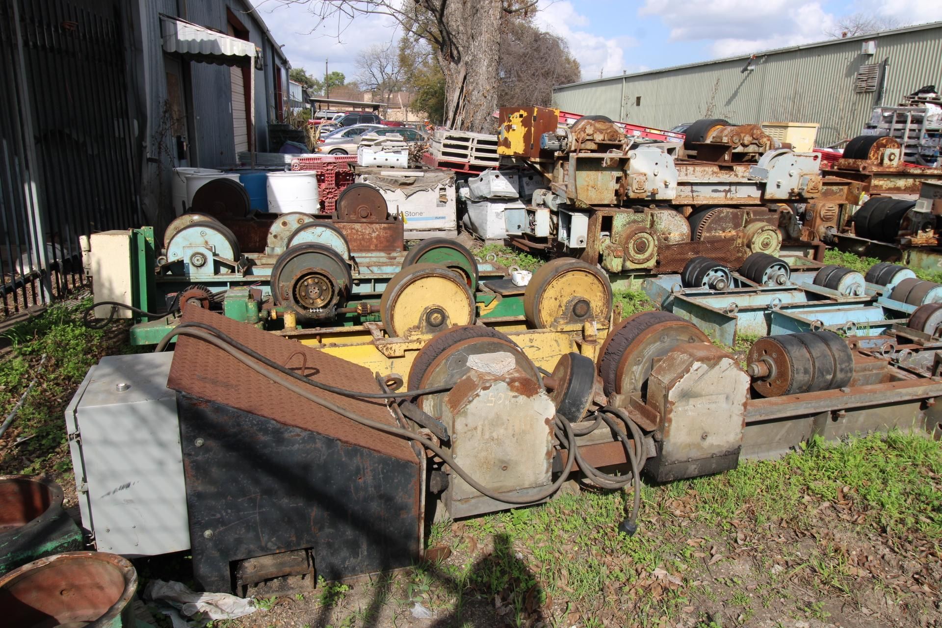 LOT OF DRIVE & IDLER ROLLS, 5 T. to 50 T. cap., misc. - Image 7 of 11