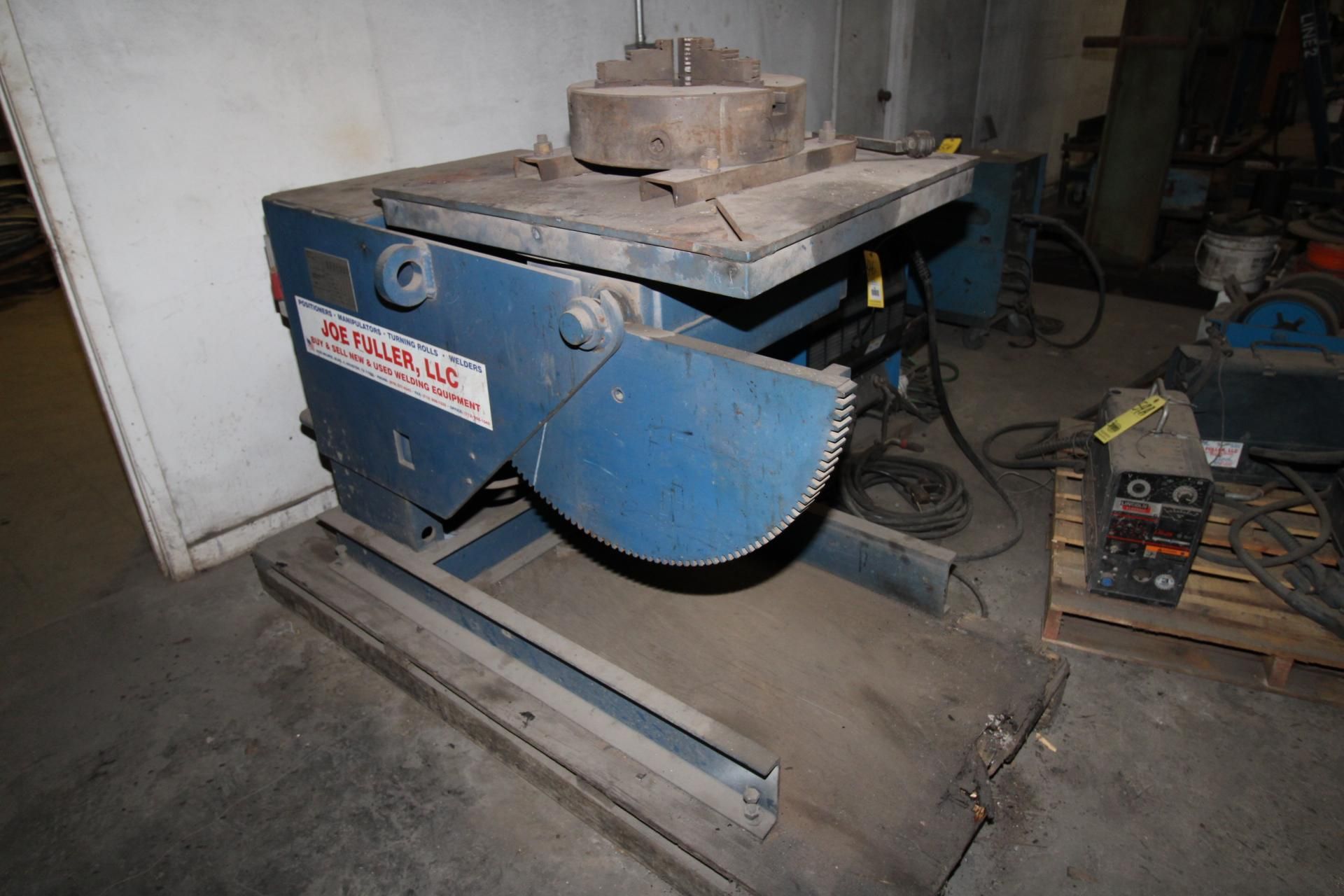 WELDING POSITIONER, JOE FULLER LLC, MDL. JFP30, 3,000 lb. cap., 30" square tbl., w/ 16" 3-jaw chuck - Image 2 of 6