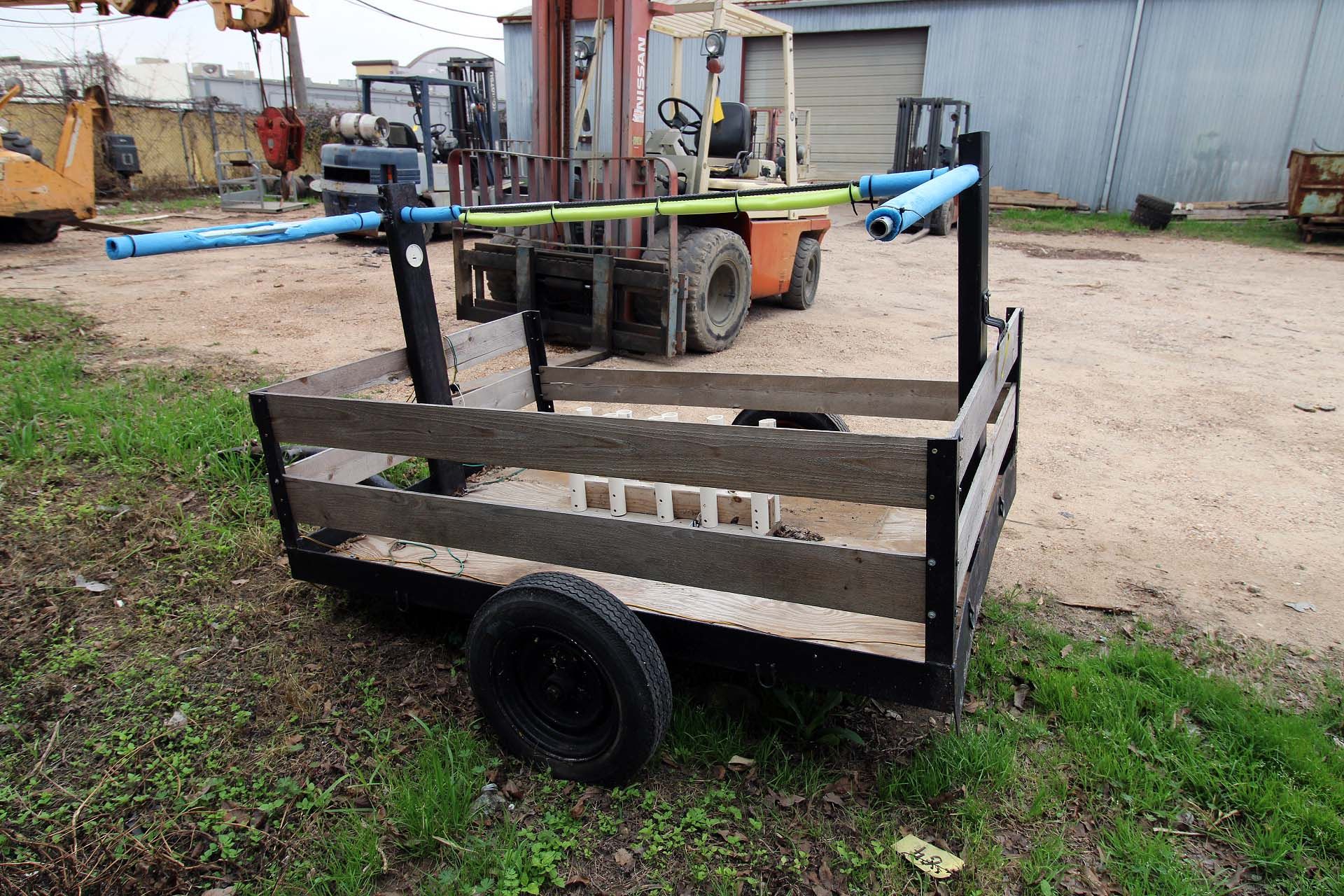 UTILITY TRAILER SET UP FOR FISHING, 48" WIDEX 72" LONG - Image 4 of 4