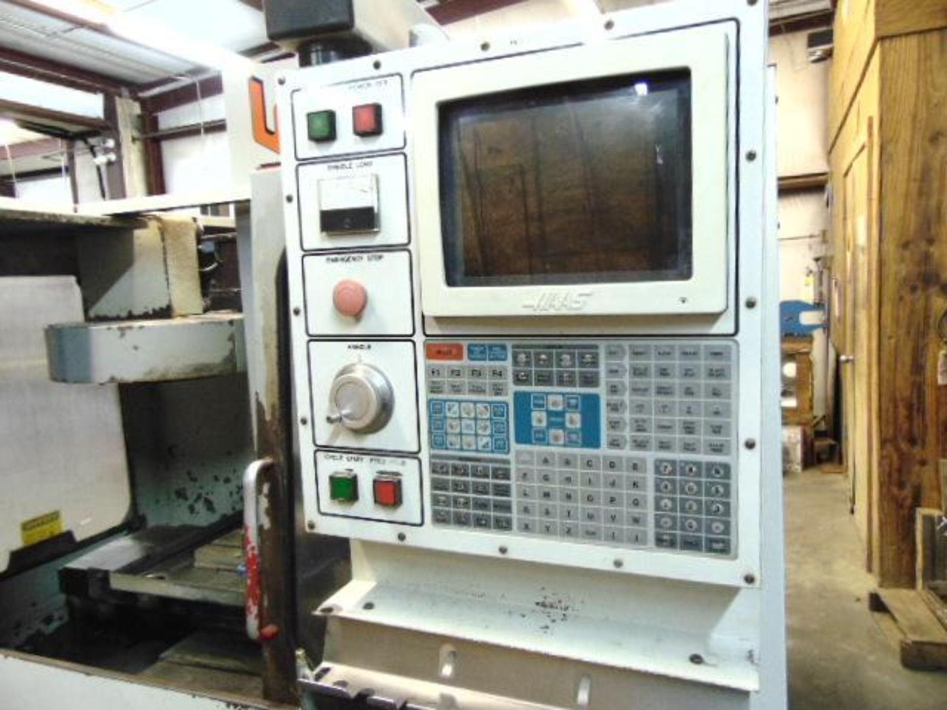 4-AXIS VERTICAL MACHINING CENTER, HAAS MDL. VF1, new 1996, 26" x 14" tbl. size, 20" X, 16" Y, 20" Z- - Image 2 of 10