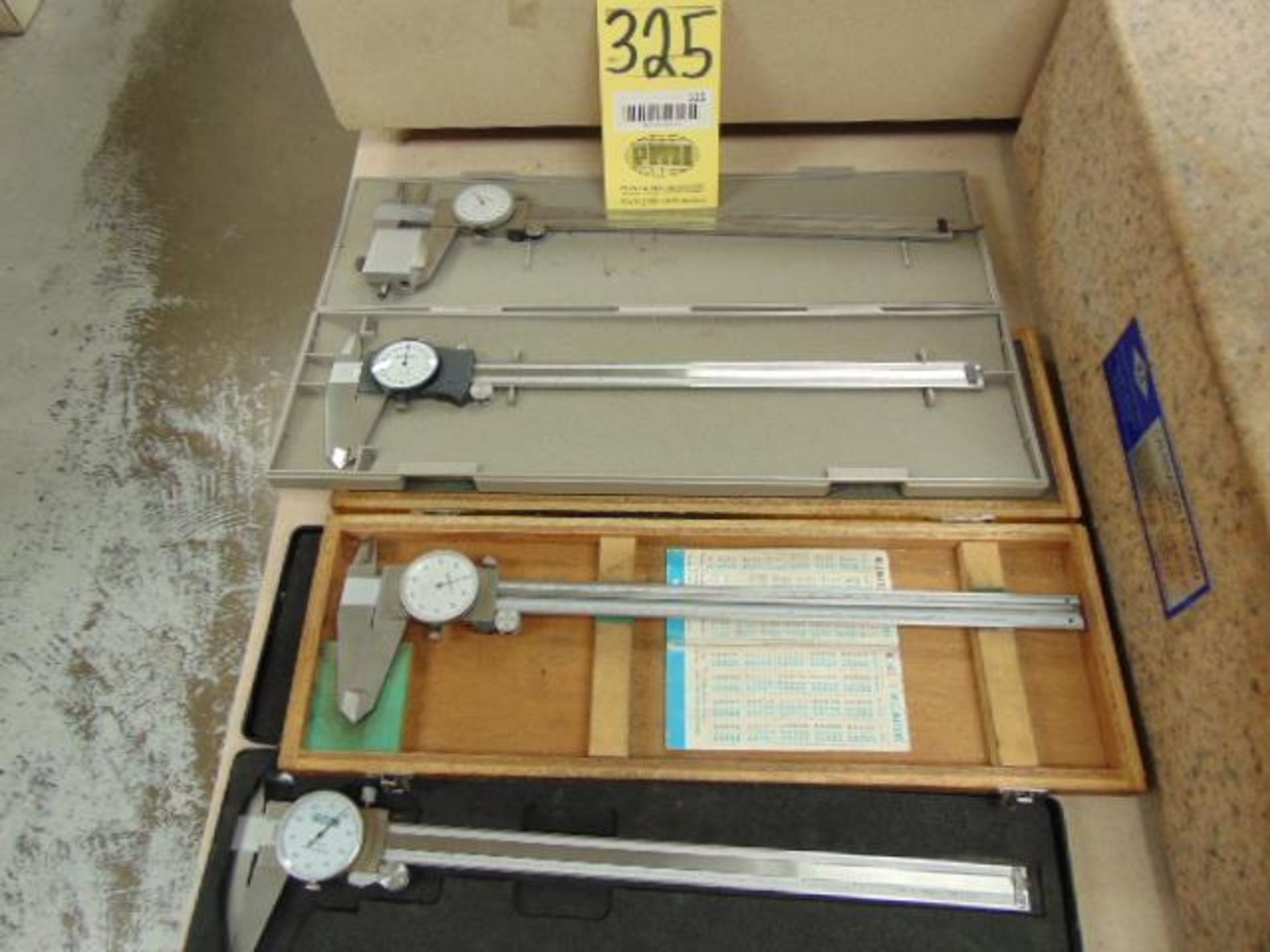 LOT OF DIAL CALIPERS (4), 12", assorted