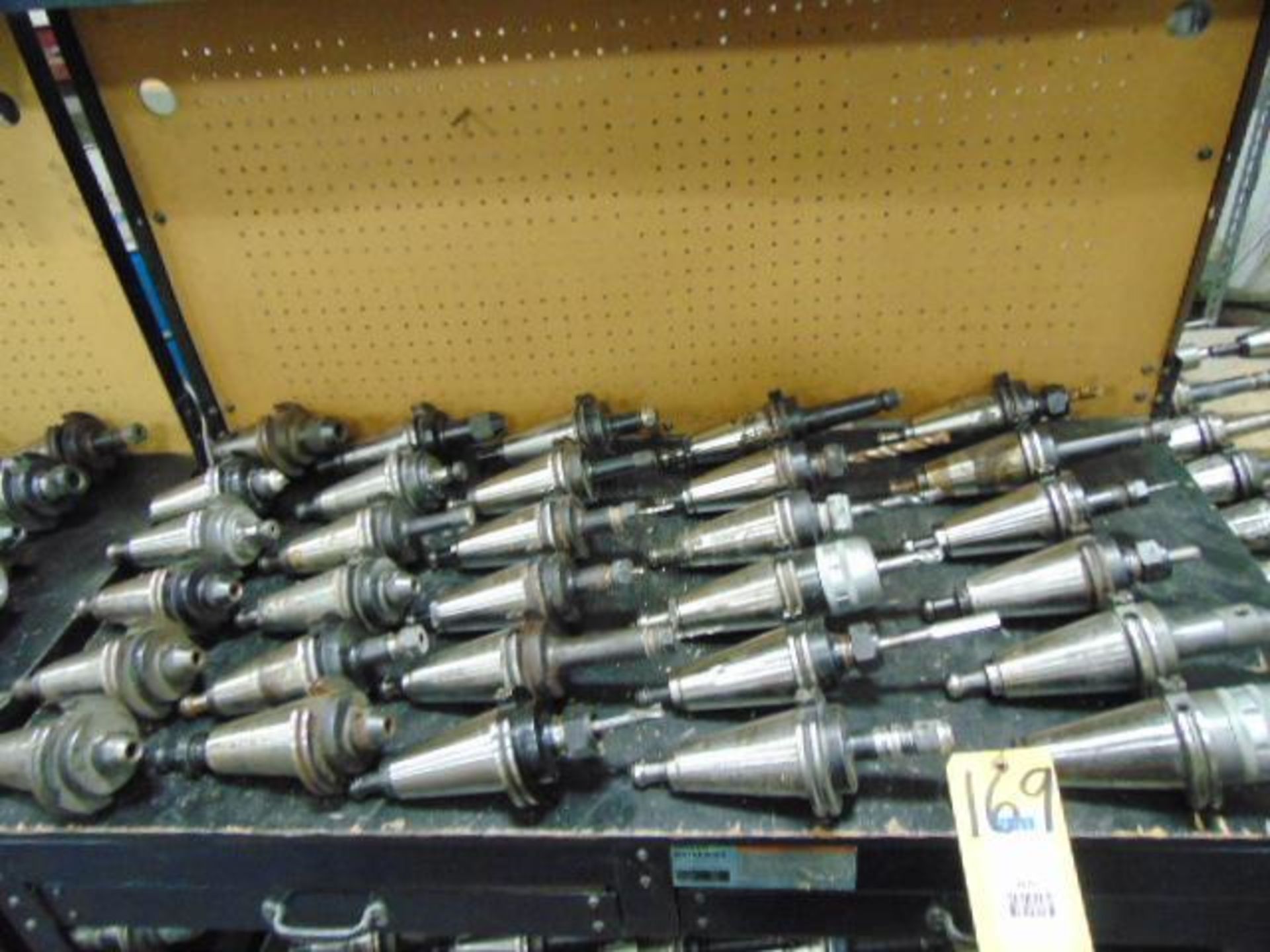 LOT OF 50-TAPER TOOL HOLDERS (30), assorted