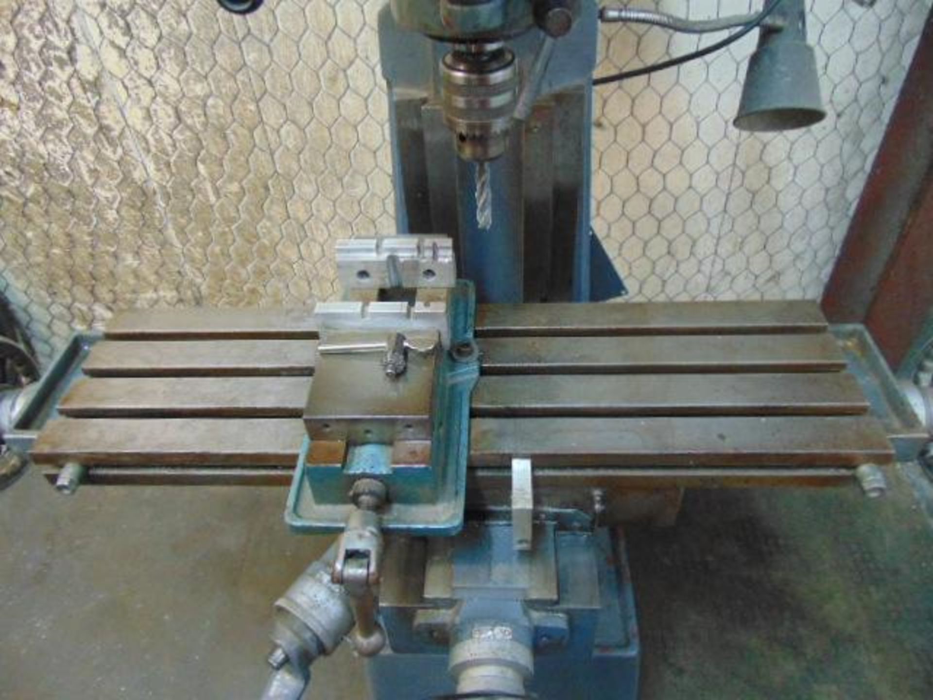 VERTICAL TURRET MILL, ENCO KNEE MILL, MDL. 03193208, new 2001, 8" x 30" tbl., S/N 0-8242 - Image 4 of 8