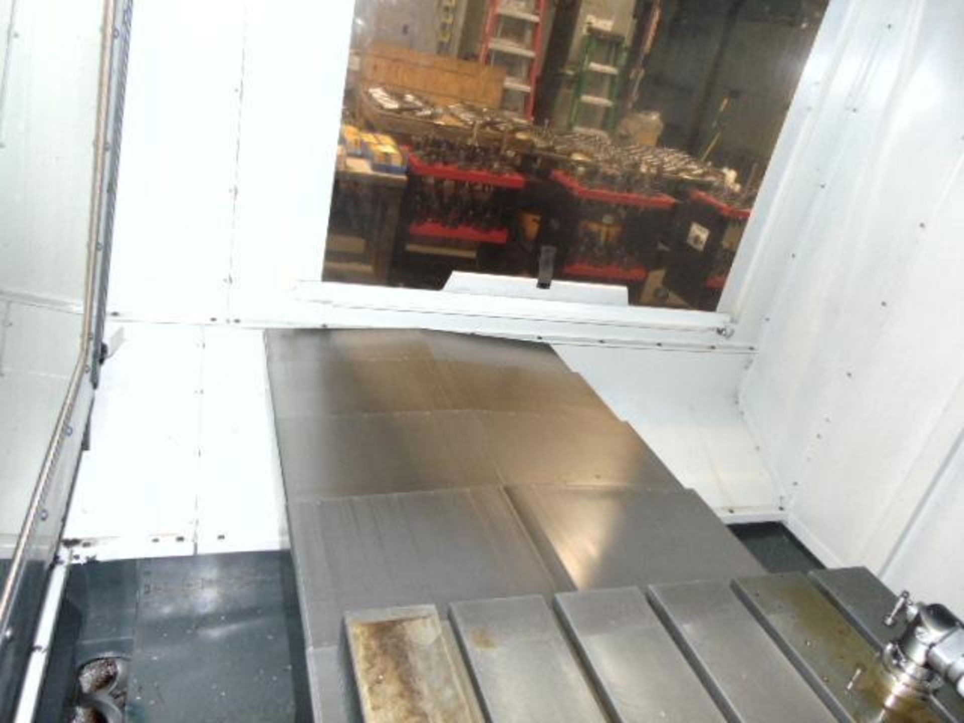 3-AXIS VERTICAL MACHINING CENTER, HAAS MDL. VF7/40, new 2019, 84" x 28" tbl., 84" X, 32" Y, 30" Z-ax - Image 9 of 18