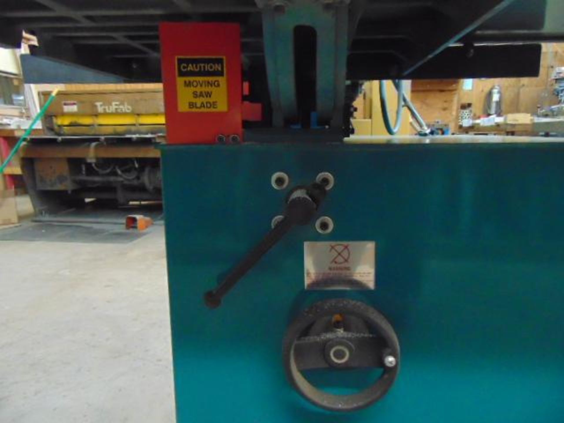 VERTICAL BANDSAW, CLAUSING KALAMAZOO, MDL. V2012F, new 2019, 20" x 12" cap., 20" throat depth, 12" h - Image 3 of 6