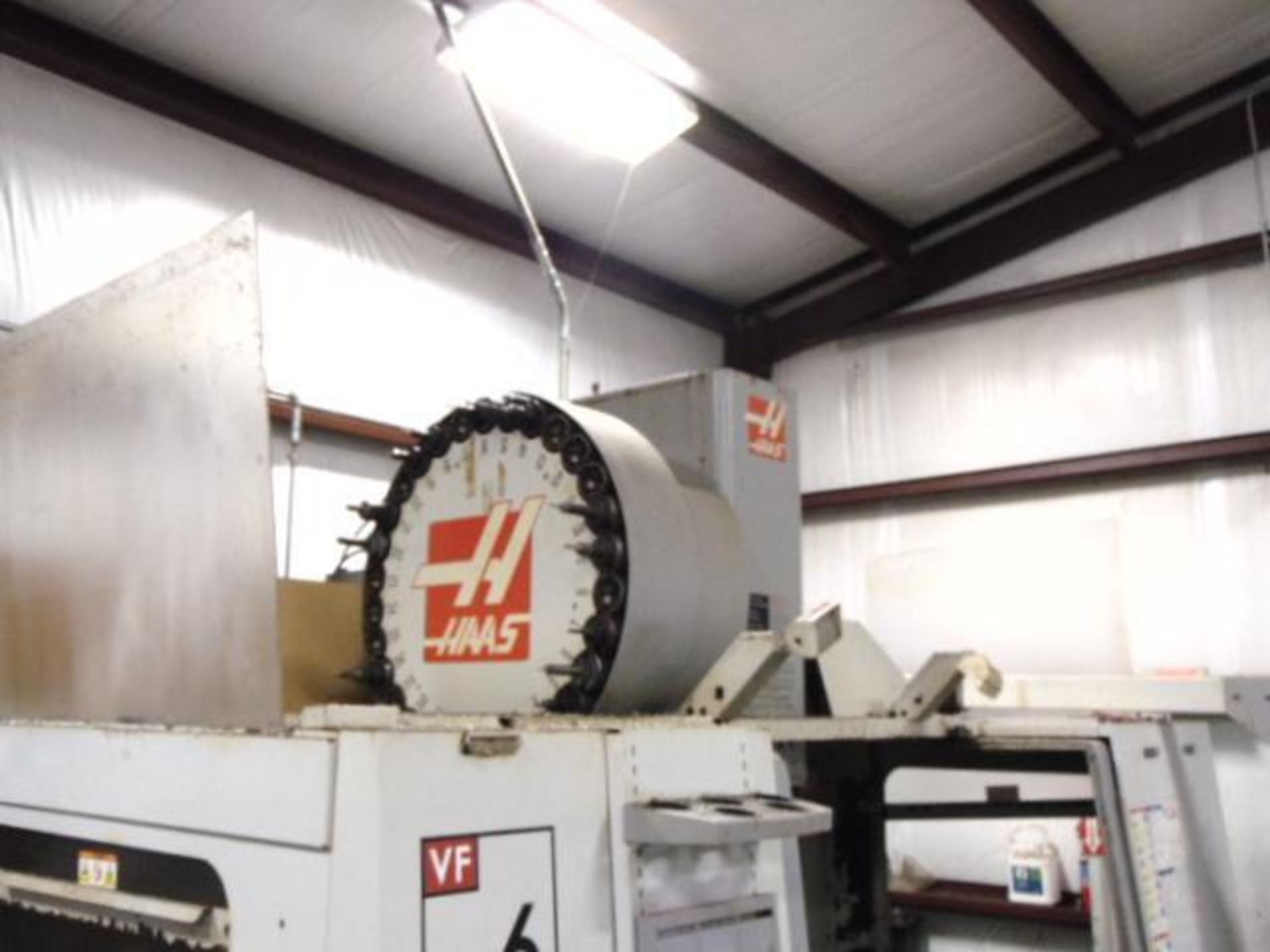5-AXIS VERTICAL MACHINING CENTER, HAAS MDL. VF6/50, new 2007, 64" x 28" tbl size, 64" X, 32" Y, 30" - Image 8 of 15