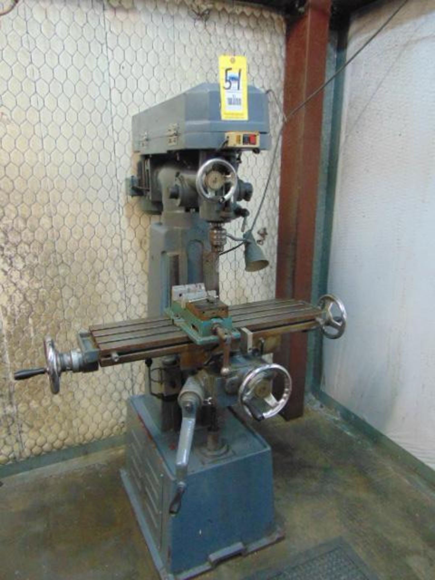 VERTICAL TURRET MILL, ENCO KNEE MILL, MDL. 03193208, new 2001, 8" x 30" tbl., S/N 0-8242