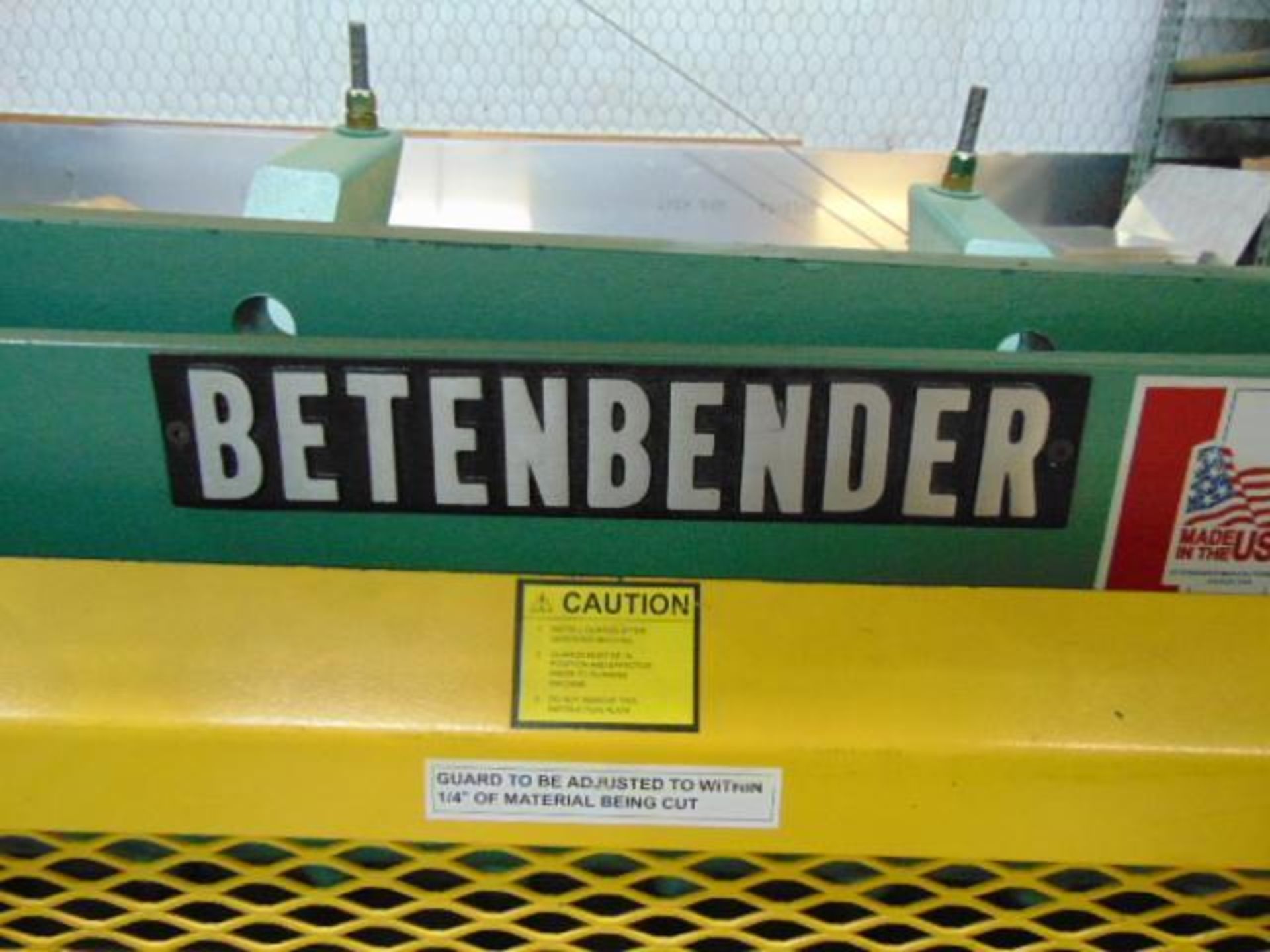 HYDRAULIC SHEAR, BENTENBENDER MDL. 4-10GA, 2020, 10 gauge x 4' cap., touch screen control, S/N 26632 - Image 4 of 9