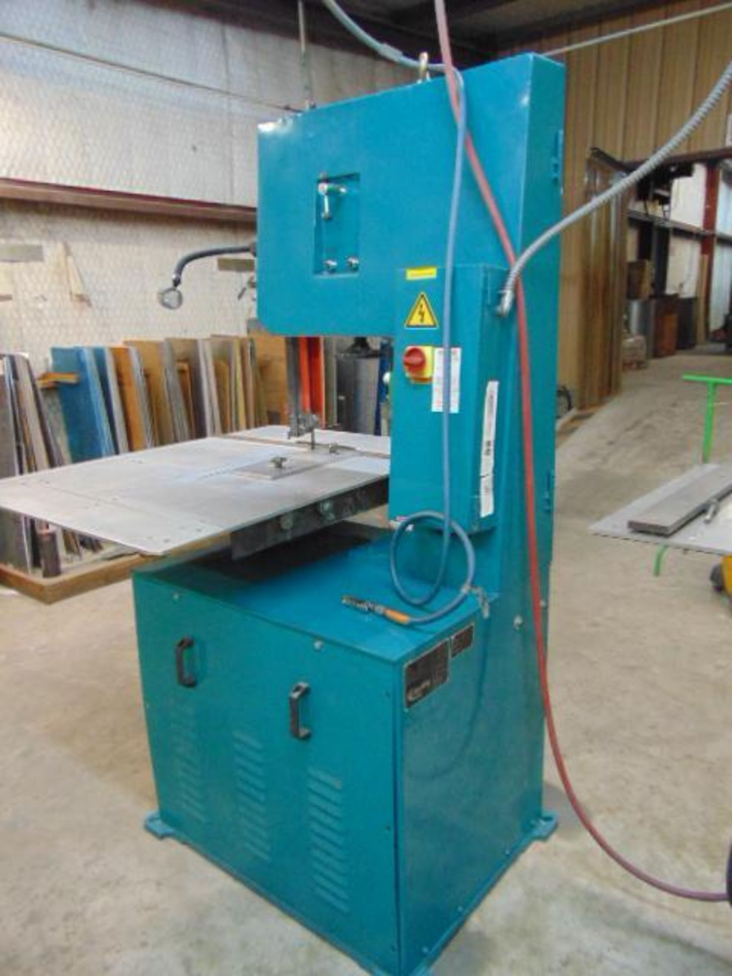 VERTICAL BANDSAW, CLAUSING KALAMAZOO, MDL. V2012F, new 2019, 20" x 12" cap., 20" throat depth, 12" h - Image 4 of 6