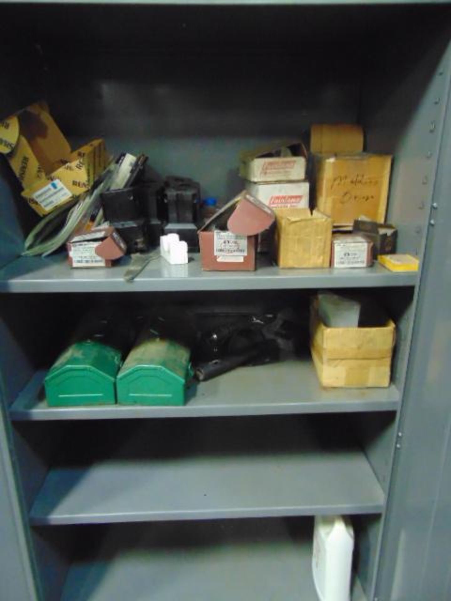 LOT OF SUPPLY CABINETS (2), 2-door, w/ contents - Image 3 of 3