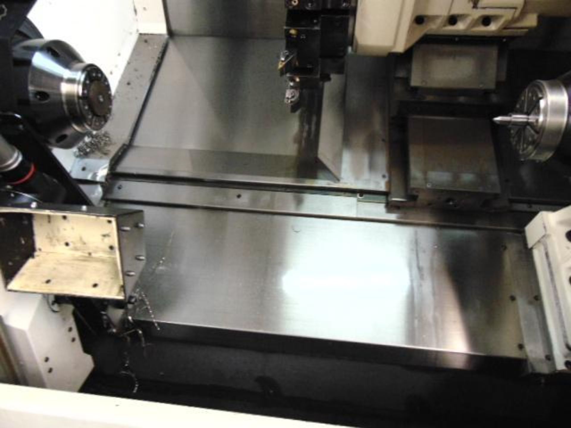 MULTI-AXIS CNC TURNING CENTER, OKUMA MDL. LB3000EXII-MYW 800 SPACE TURN, new 2015, 0SP-P300L CNC con - Image 8 of 24