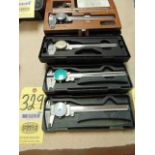 LOT OF DIAL CALIPERS (4), 6", assorted