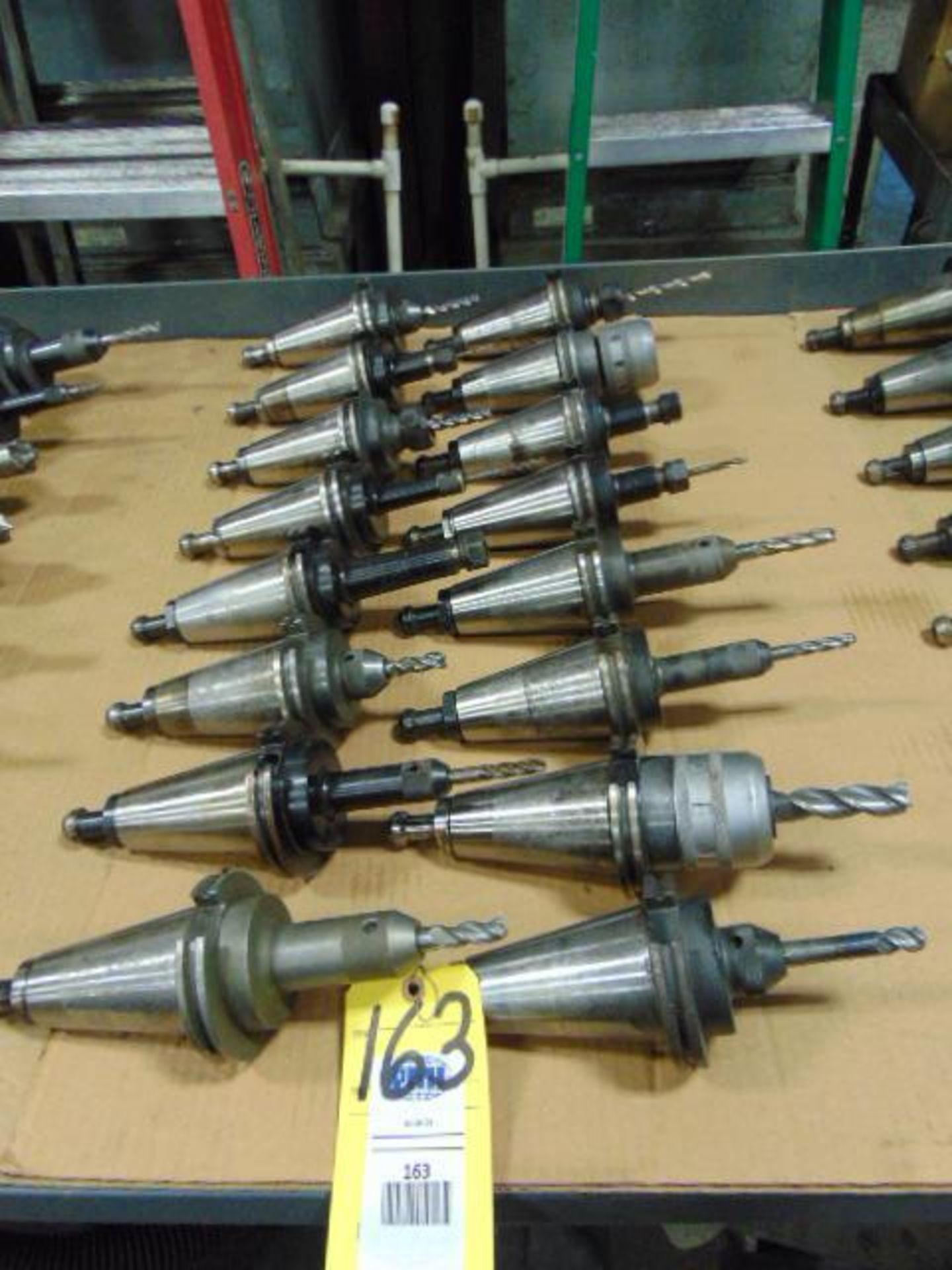 LOT OF 50-TAPER TOOL HOLDERS (16), assorted