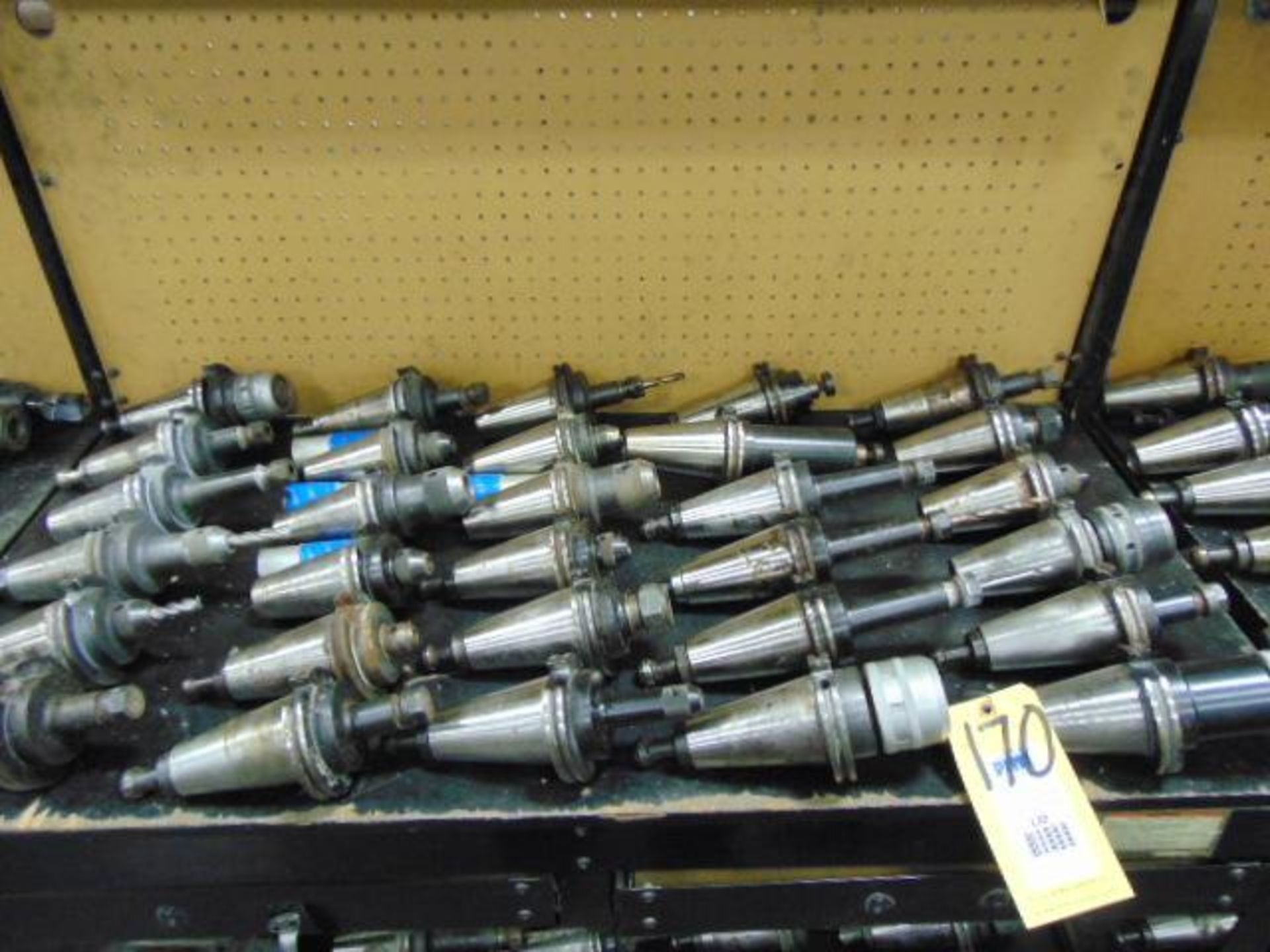 LOT OF 50-TAPER TOOL HOLDERS (30), assorted