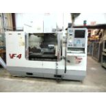 5-AXIS VERTICAL MACHINING CENTER, HAAS MDL. VF-4, new 2000, 52" x 19.5" tbl. size, 50" X, 20" Y, 25"