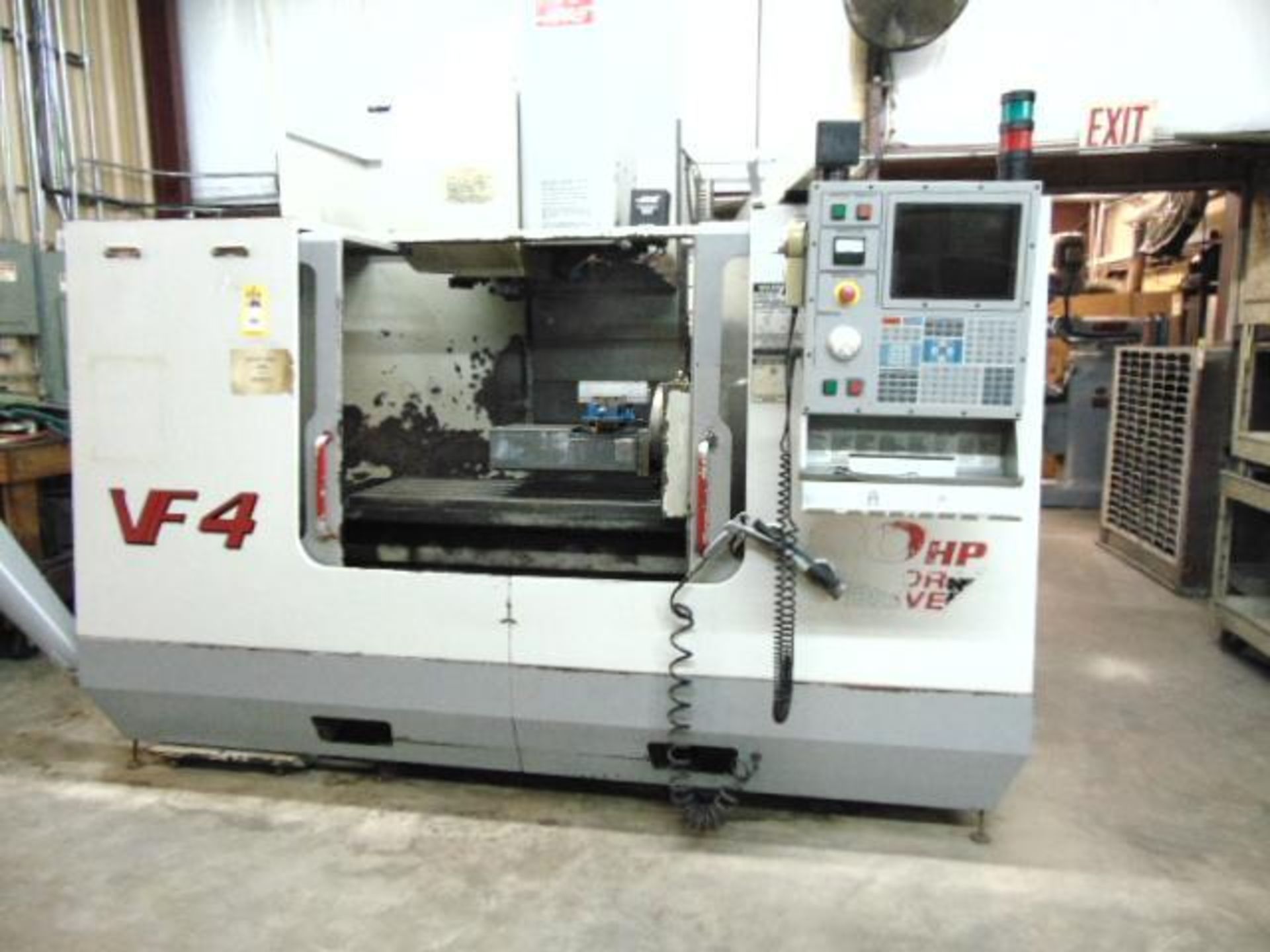 5-AXIS VERTICAL MACHINING CENTER, HAAS MDL. VF-4, new 2000, 52" x 19.5" tbl. size, 50" X, 20" Y, 25"