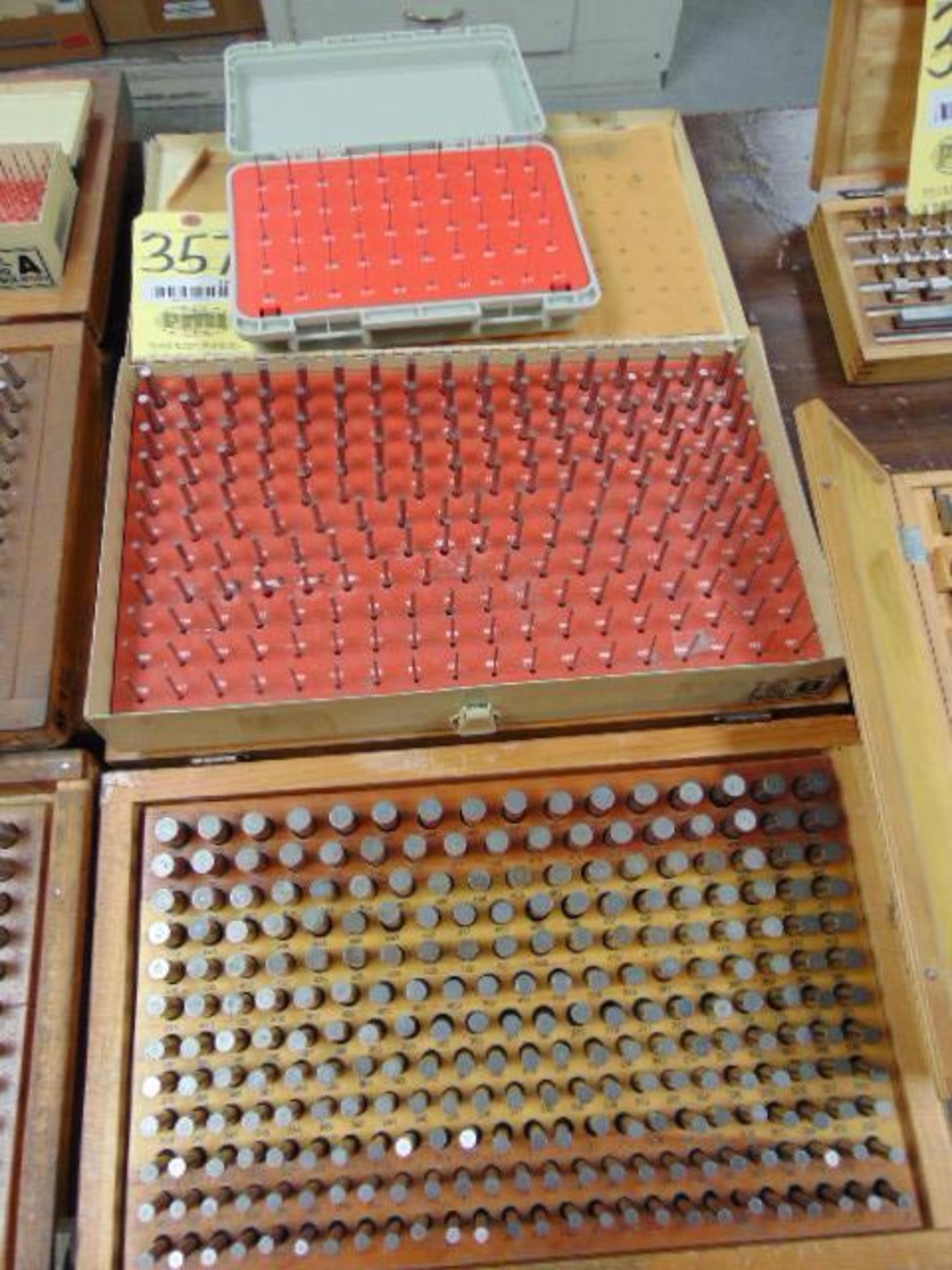 LOT OF PIN GAGE SETS (3), assorted