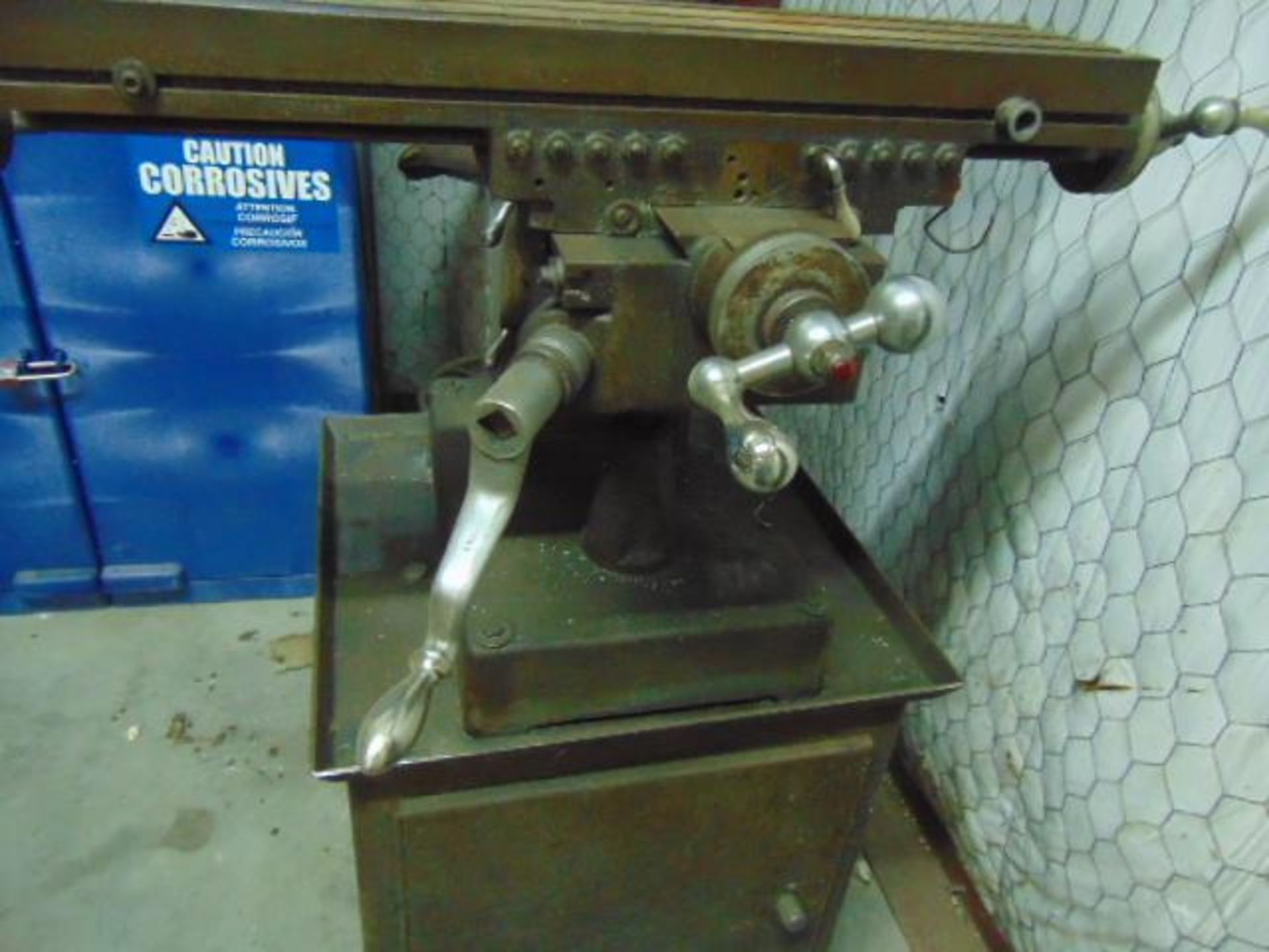 VERTICAL MILLING MACHINE, CLAUSING MDL. 8520, 6" x 24" tbl., S/N 002601 - Image 3 of 6