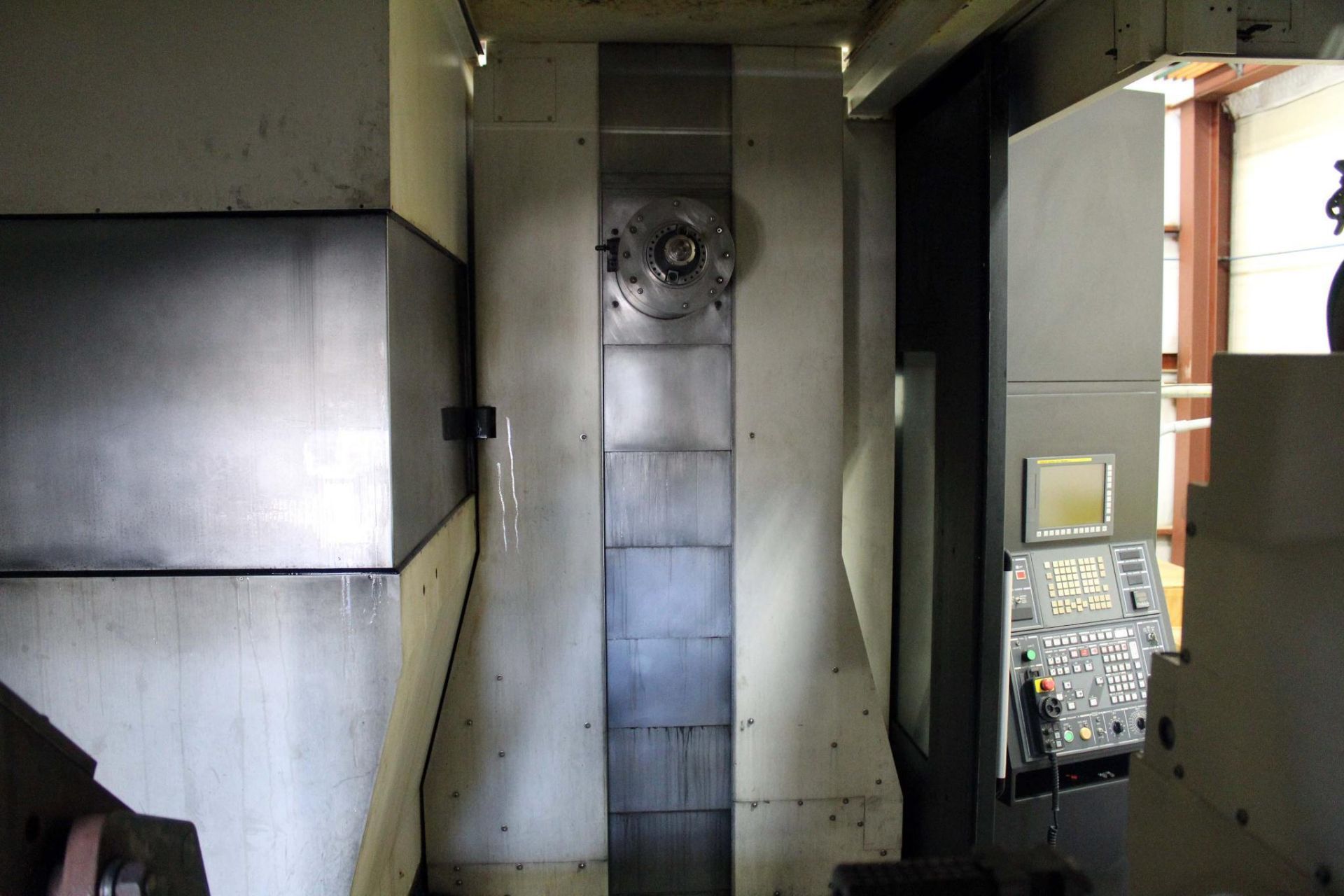 5-AXIS CNC HORIZONTAL MACHINING CENTER, HYUNDAI WIA MDL. KH1000, new 2016, Fanuc Series 31i, NC rota - Image 14 of 18