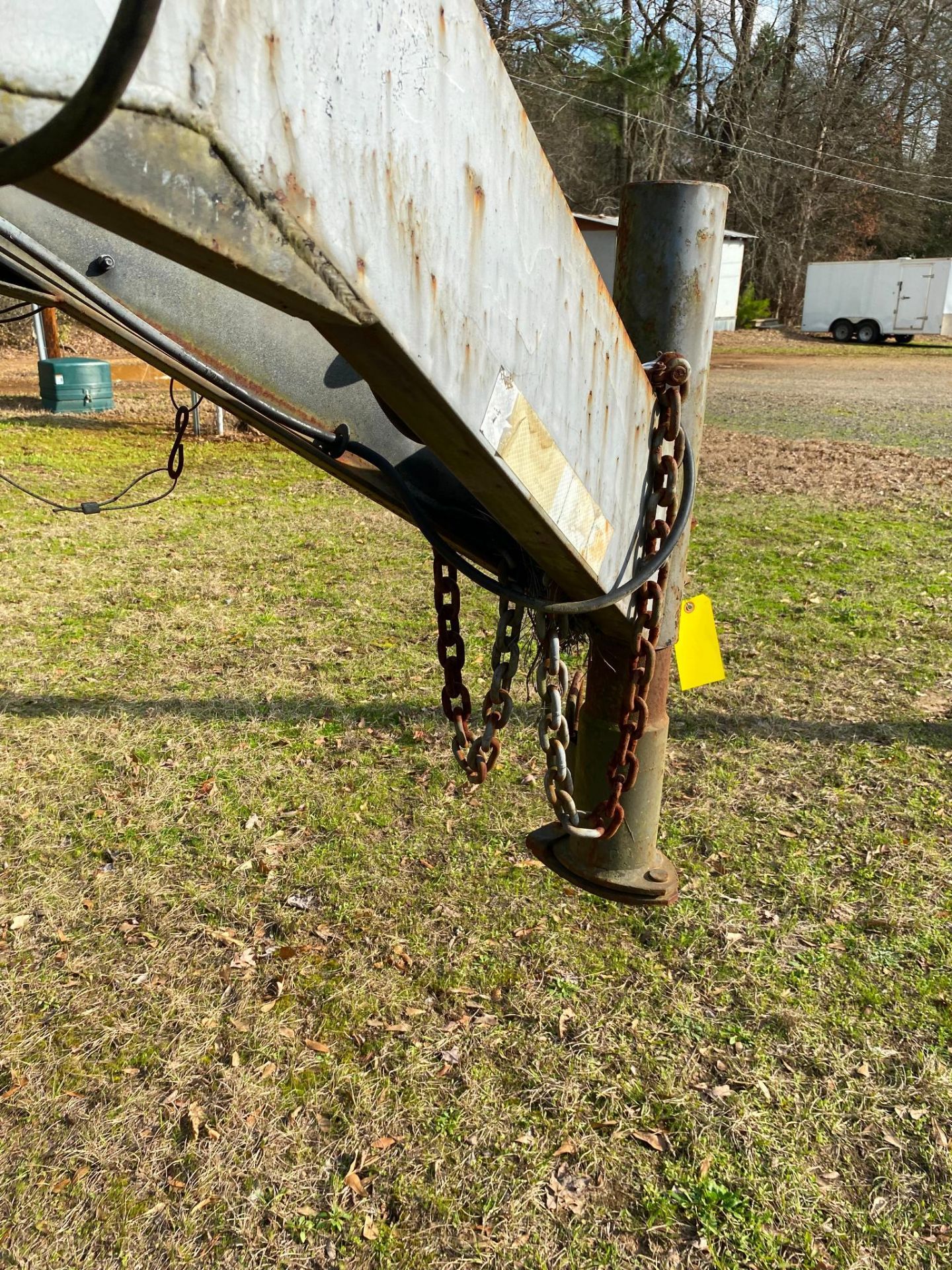 GOOSENECK TRAILER, 28' TEX TRAIL TANDEM AXLE, 19,200-lb. cap., VIN TE159260, TX License Plate DPBN69 - Image 11 of 11