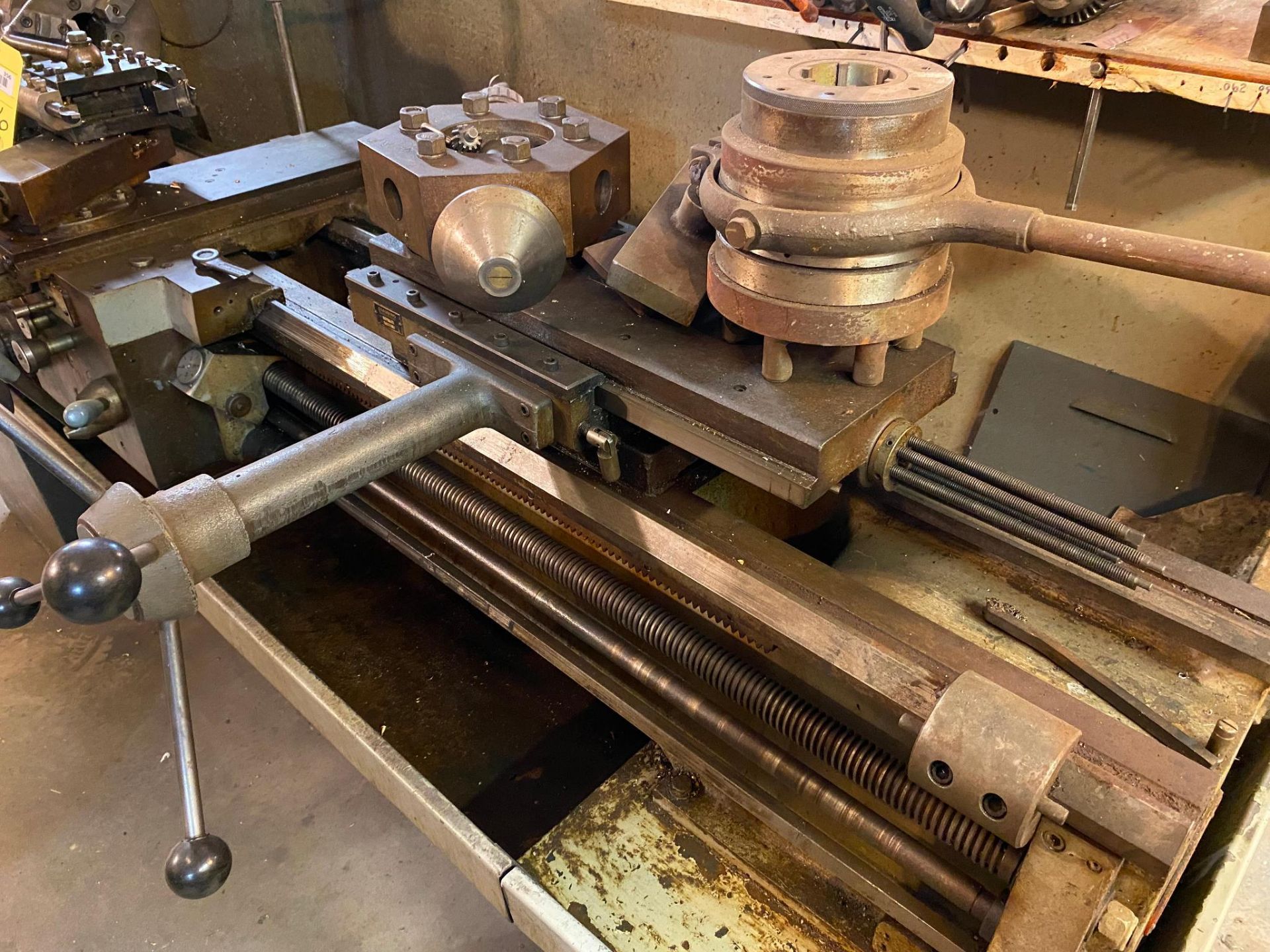 ENGINE LATHE, CLAUSING COLCHESTER, 15" x 50" w/ 6-sided turret, cross slide, tailstock, 8" 3-jaw chu - Image 3 of 7