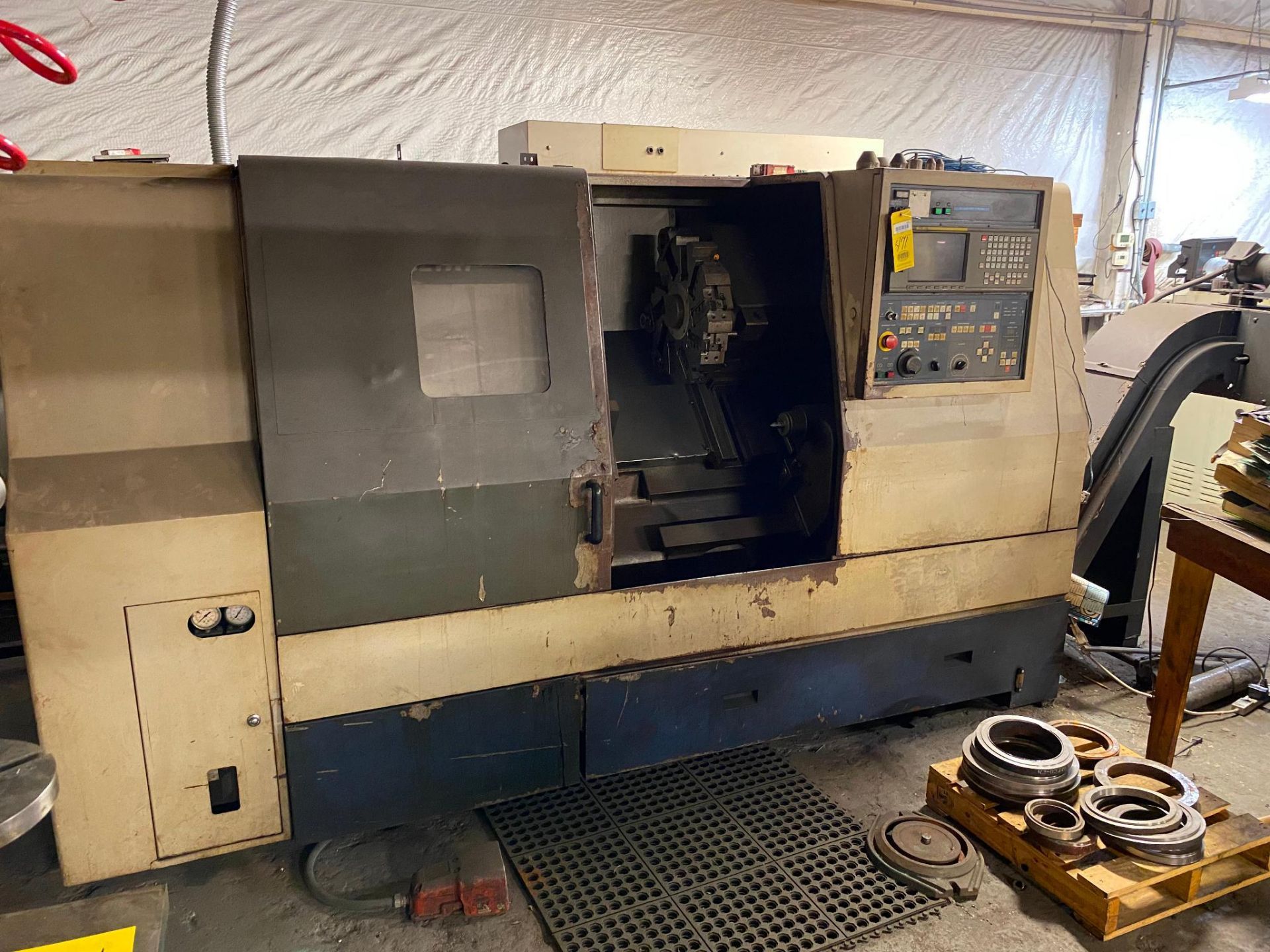 CNC LATHE, MORI SEIKI MDL. SL-25B, MF-T6 (Fanuc) CNC control, 12-pos. turret, 10.2" max. turning dia