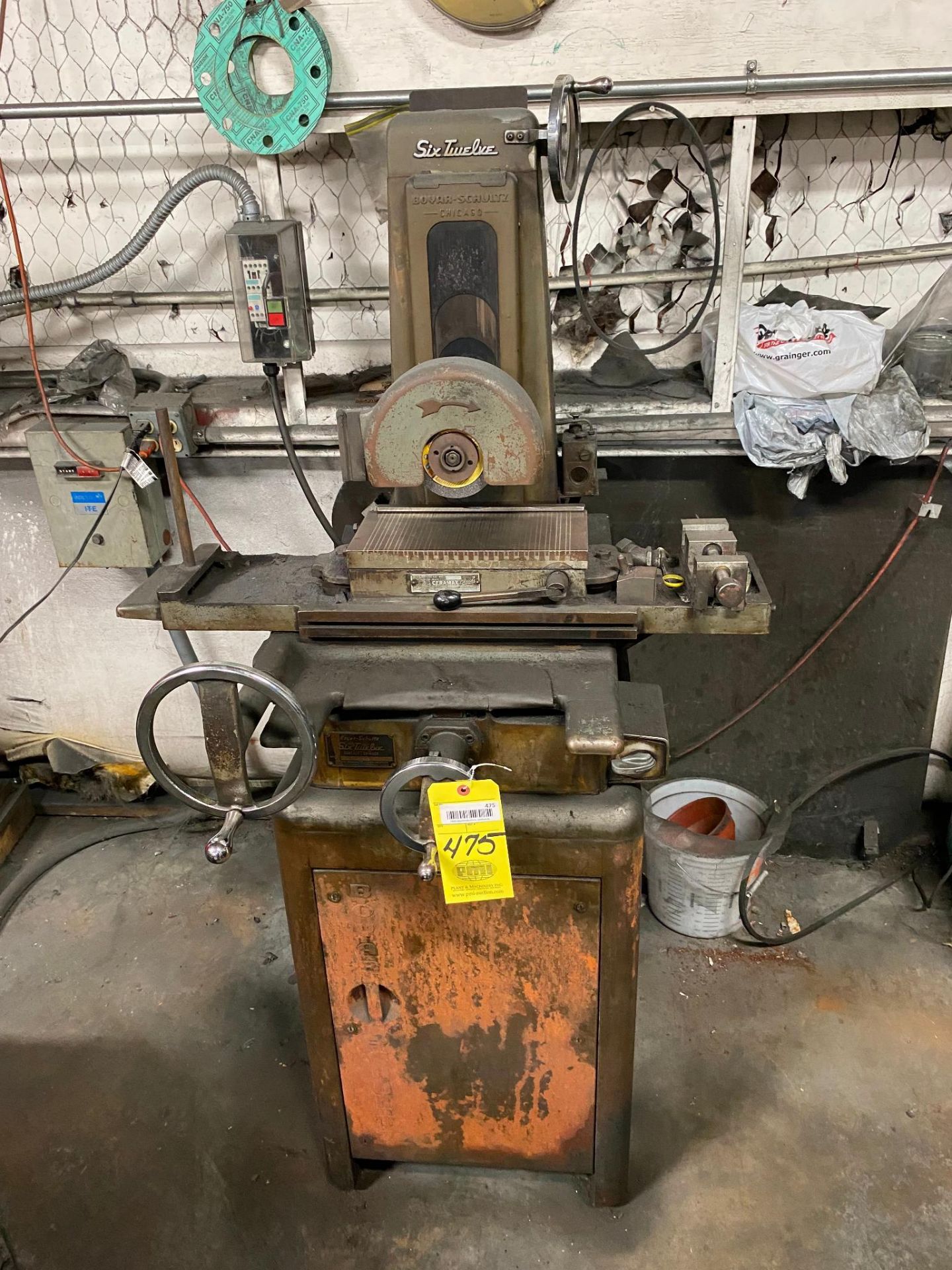 SURFACE GRINDER, BOYER-SHULTZ 6 X12, w/ 6" & 12" ceramic magnetic chuck (Located at: Jim Ray Company