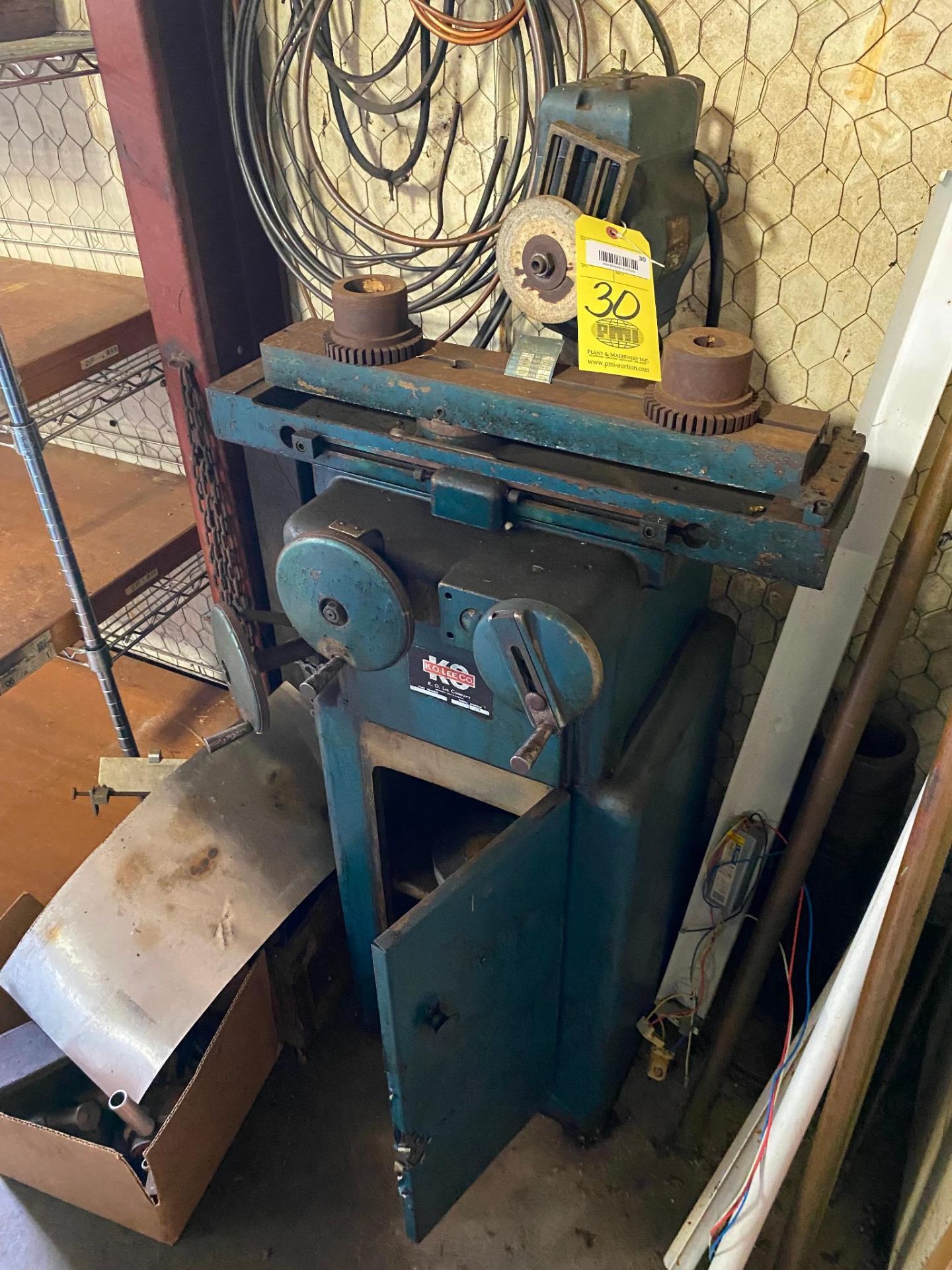 TOOL SHARPENER GRINDER, K. O. LEE COMPANY, S/N 12192-1267 (Located at: P & M Machine, Private Road 3