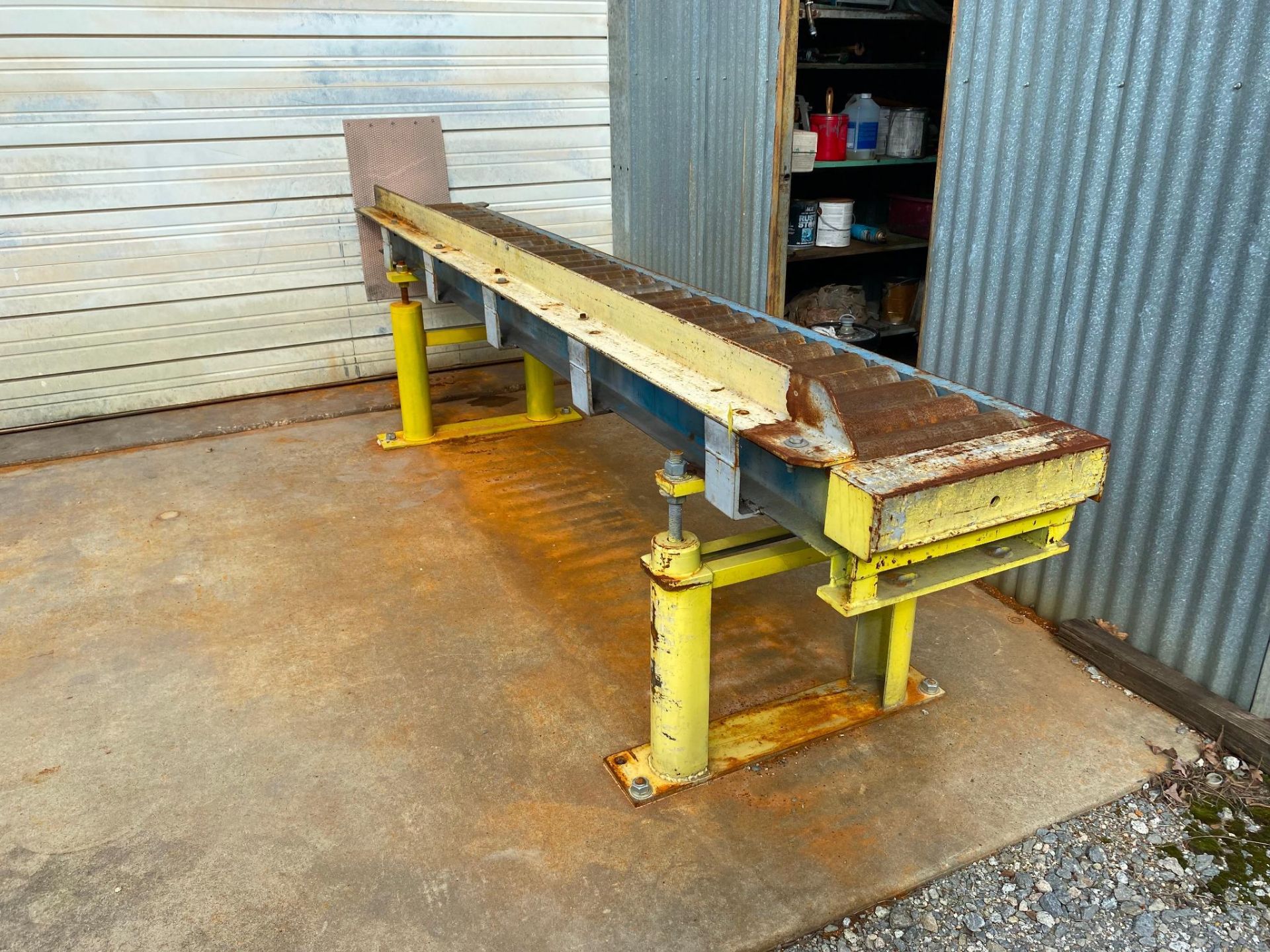 INFEED CONVEYOR, approx. 14" x 11' (Located at: P & M Machine, Private Road 3463, Gladewater, TX 756