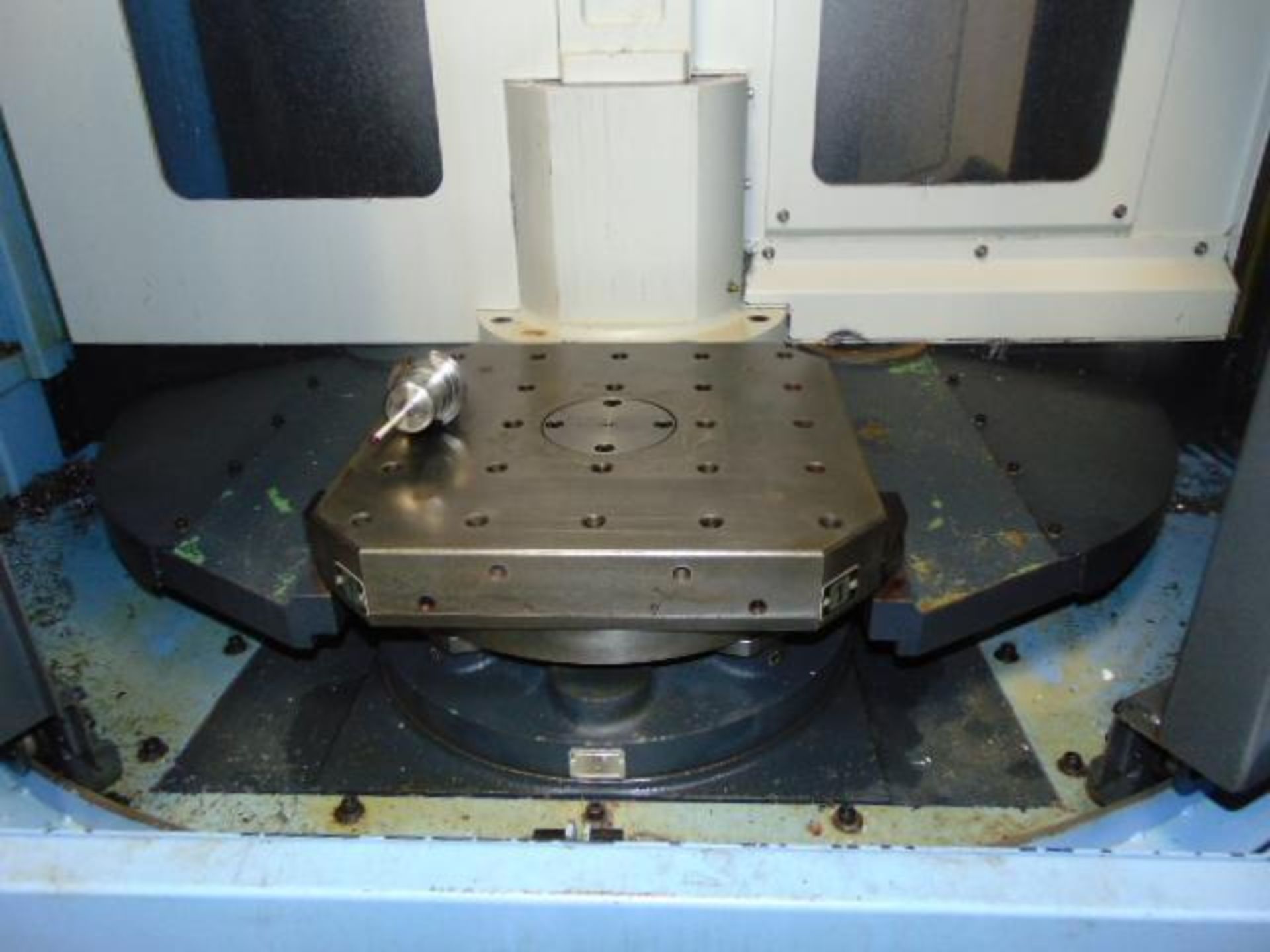 4-AXIS HORIZONTAL MACHINING CENTER, DOOSAN MDL. HP4000II, new 5/2014, Fanuc 31i-Mdl.B CNC, 15.75" pa - Image 8 of 28