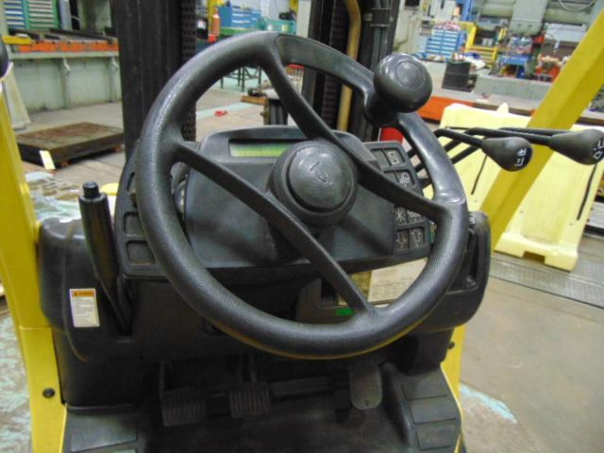 FORKLIFT, HYSTER 6,000 LB. BASE CAP. MDL. S60FT, 5,650-lb. max. cap., @ 24" load center, LPG, 176" m - Image 11 of 14