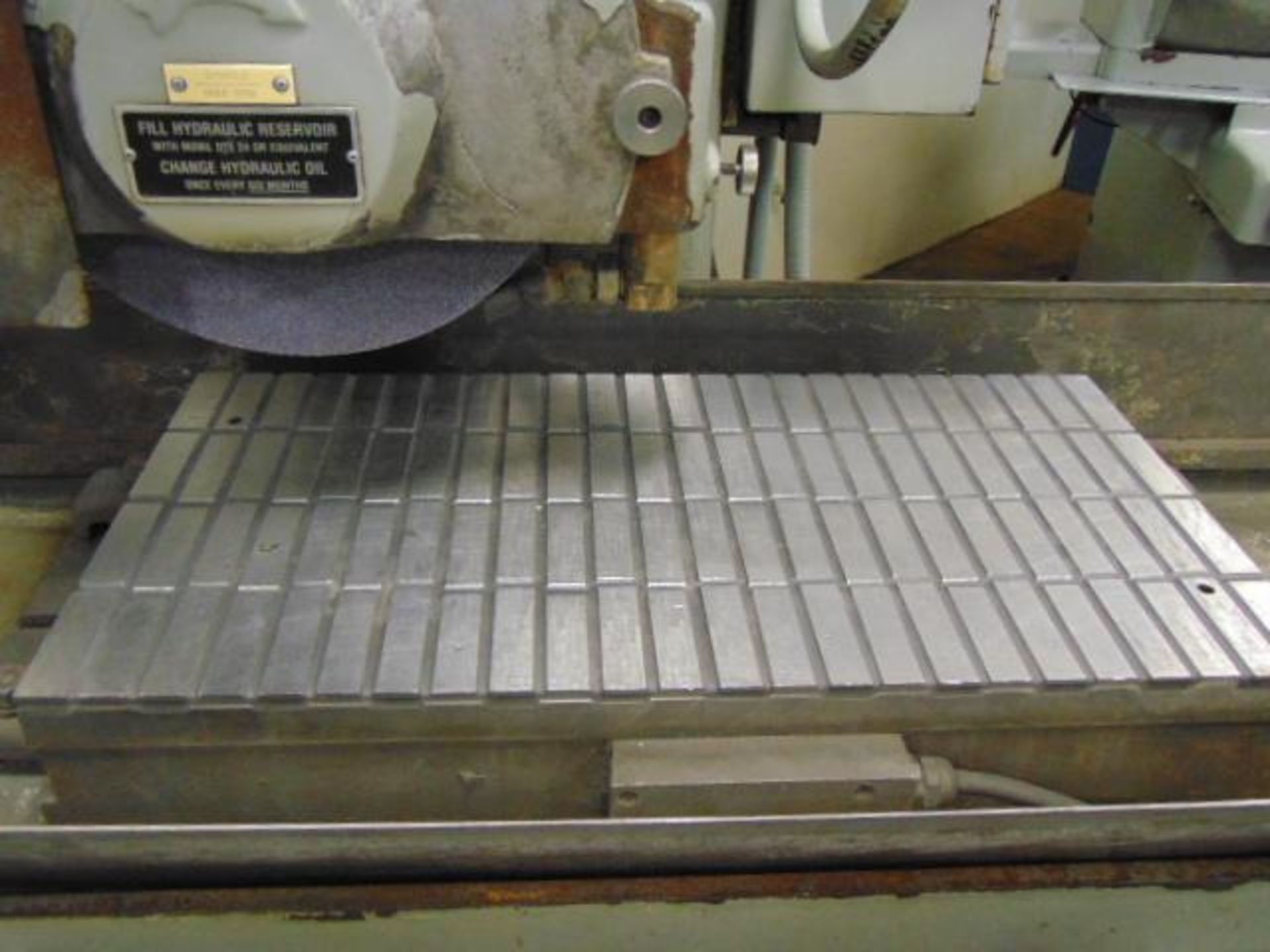 SURFACE GRINDER, GALLMEYER & LIVINGSTON MDL. 373, 12" x 24" automatic hyd. surface grinder, rebuilt - Image 6 of 11