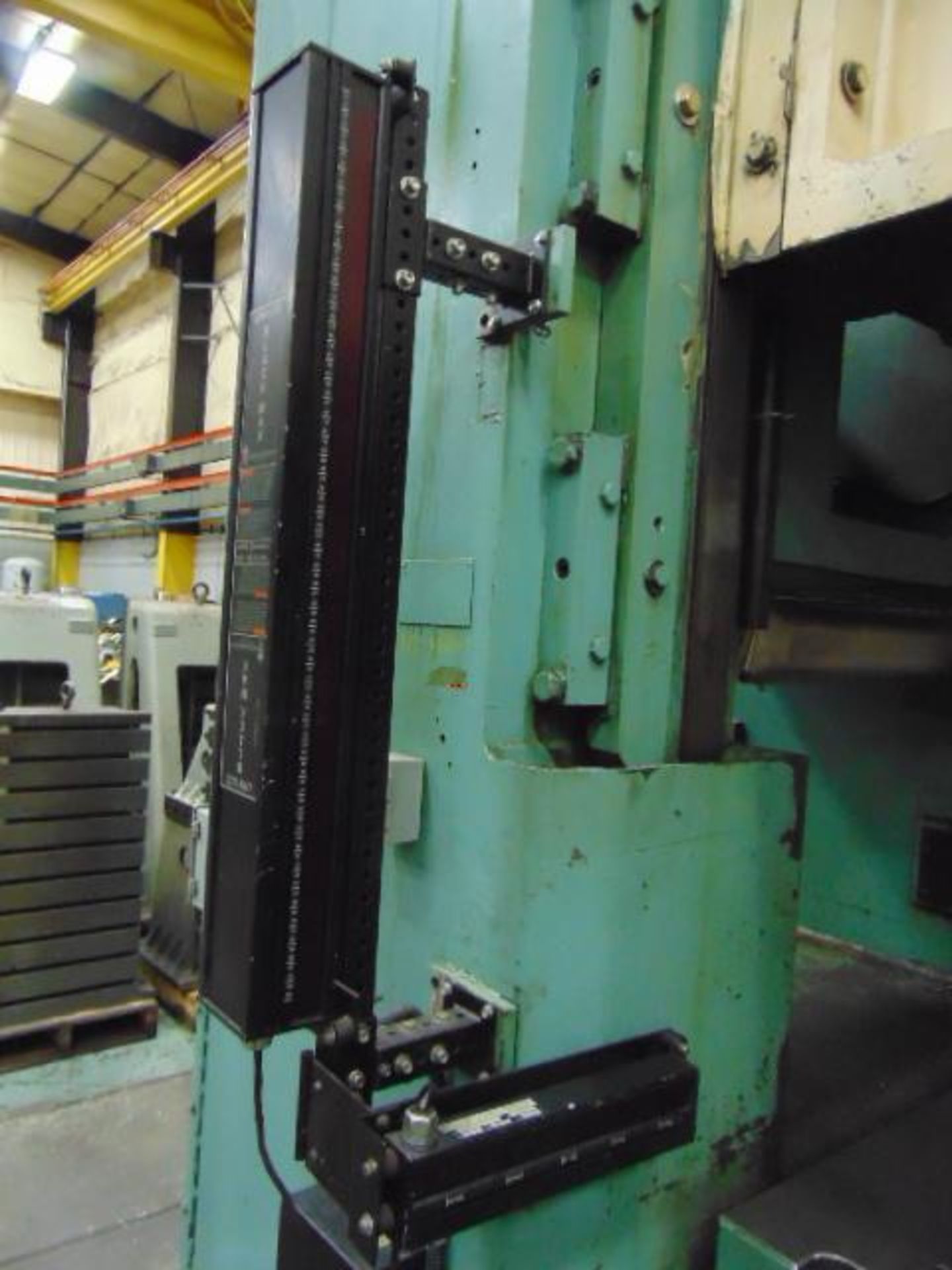 STRAIGHT SIDE DOUBLE CRANK PRESS, DANLY 800 T. CAP. MDL. S2-800-120-60 Q.D.C., 16" stroke, 48" shut - Image 7 of 34