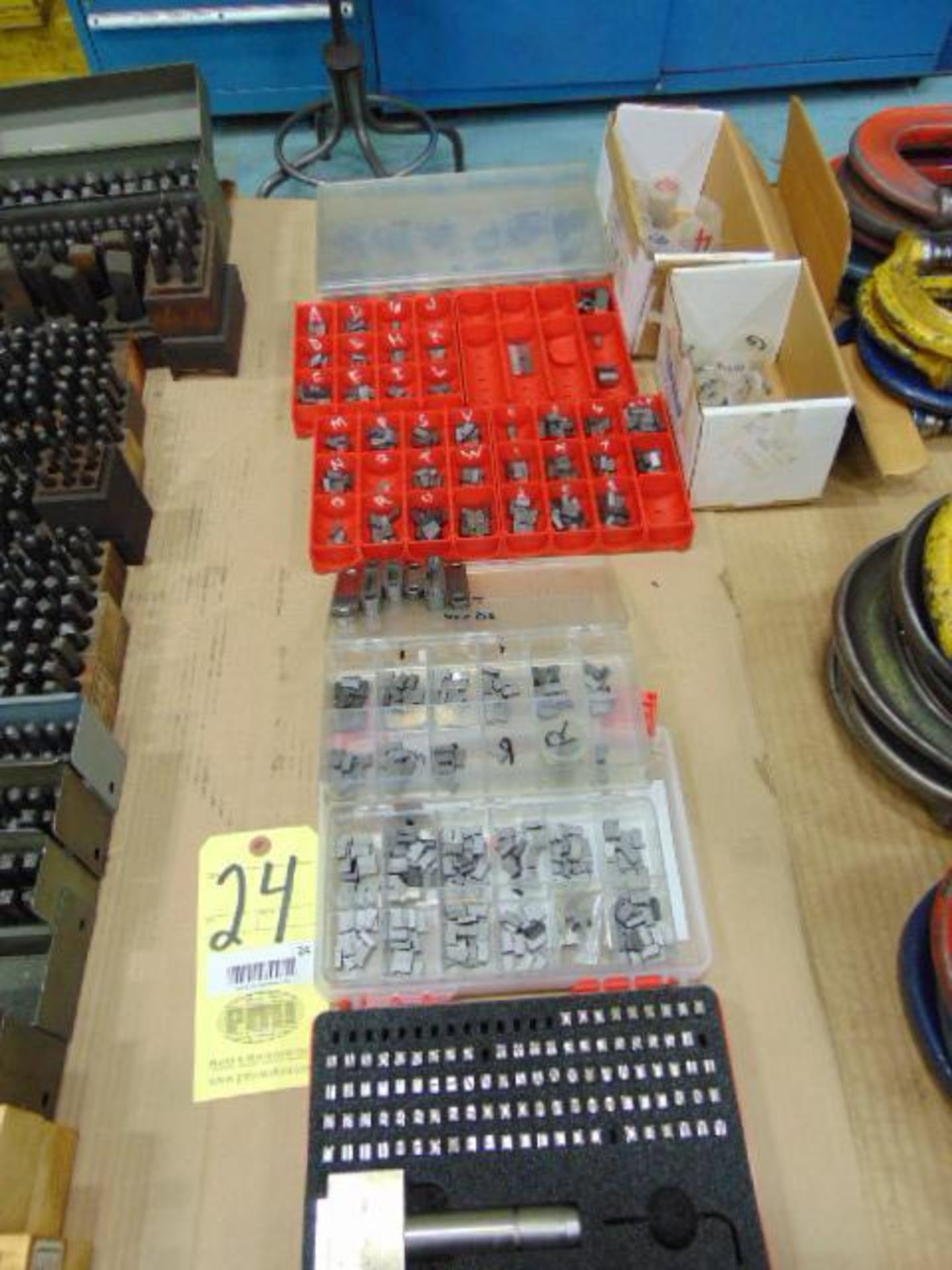 LOT OF HAND STAMPS & DIE STAMPS, assorted