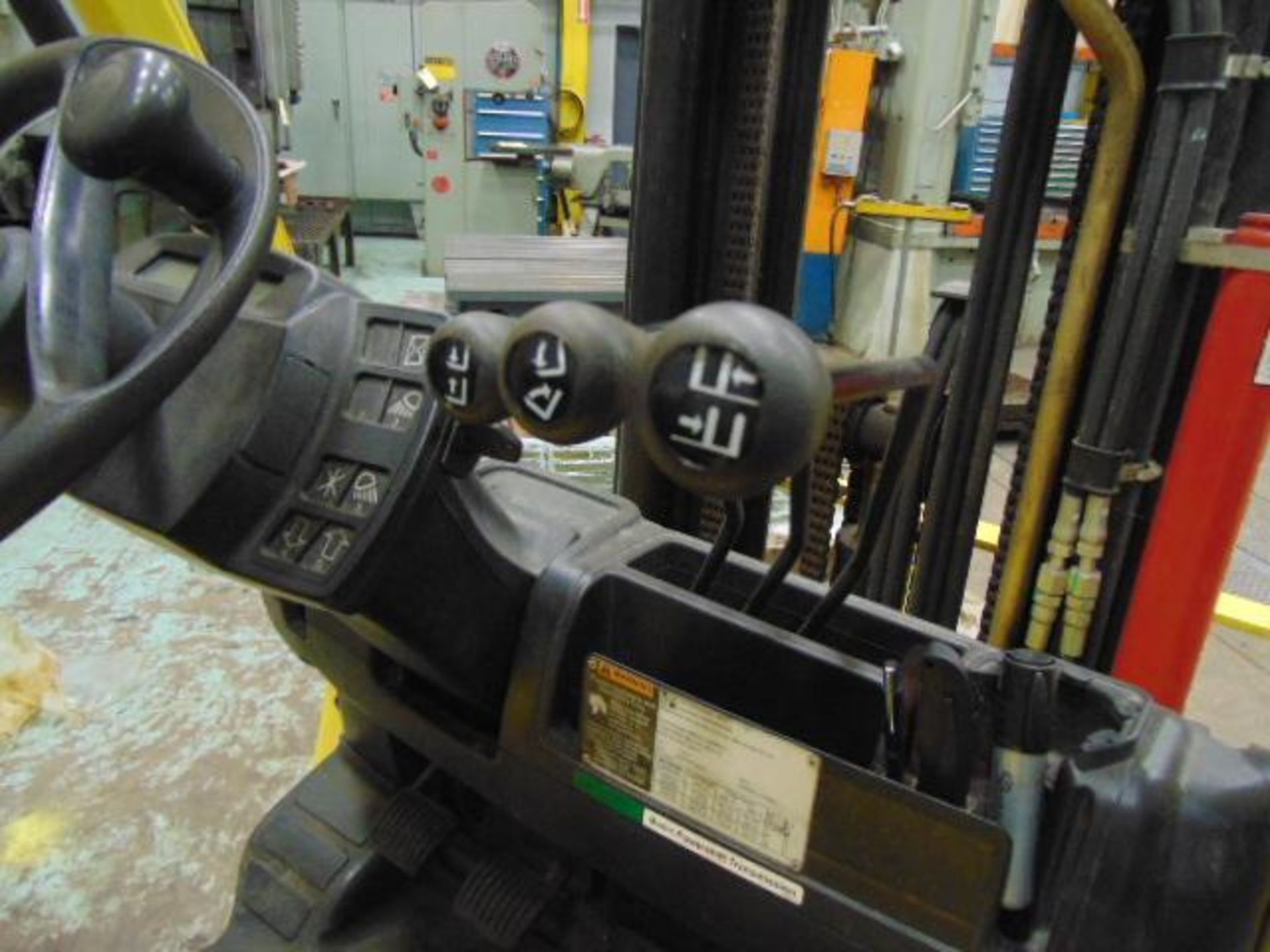 FORKLIFT, HYSTER 6,000 LB. BASE CAP. MDL. S60FT, 5,650-lb. max. cap., @ 24" load center, LPG, 176" m - Image 12 of 14