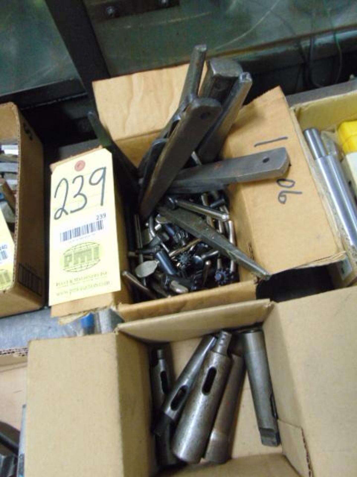 LOT OF CHUCK KEYS & DRILL SLEEVES, assorted (in two boxes)