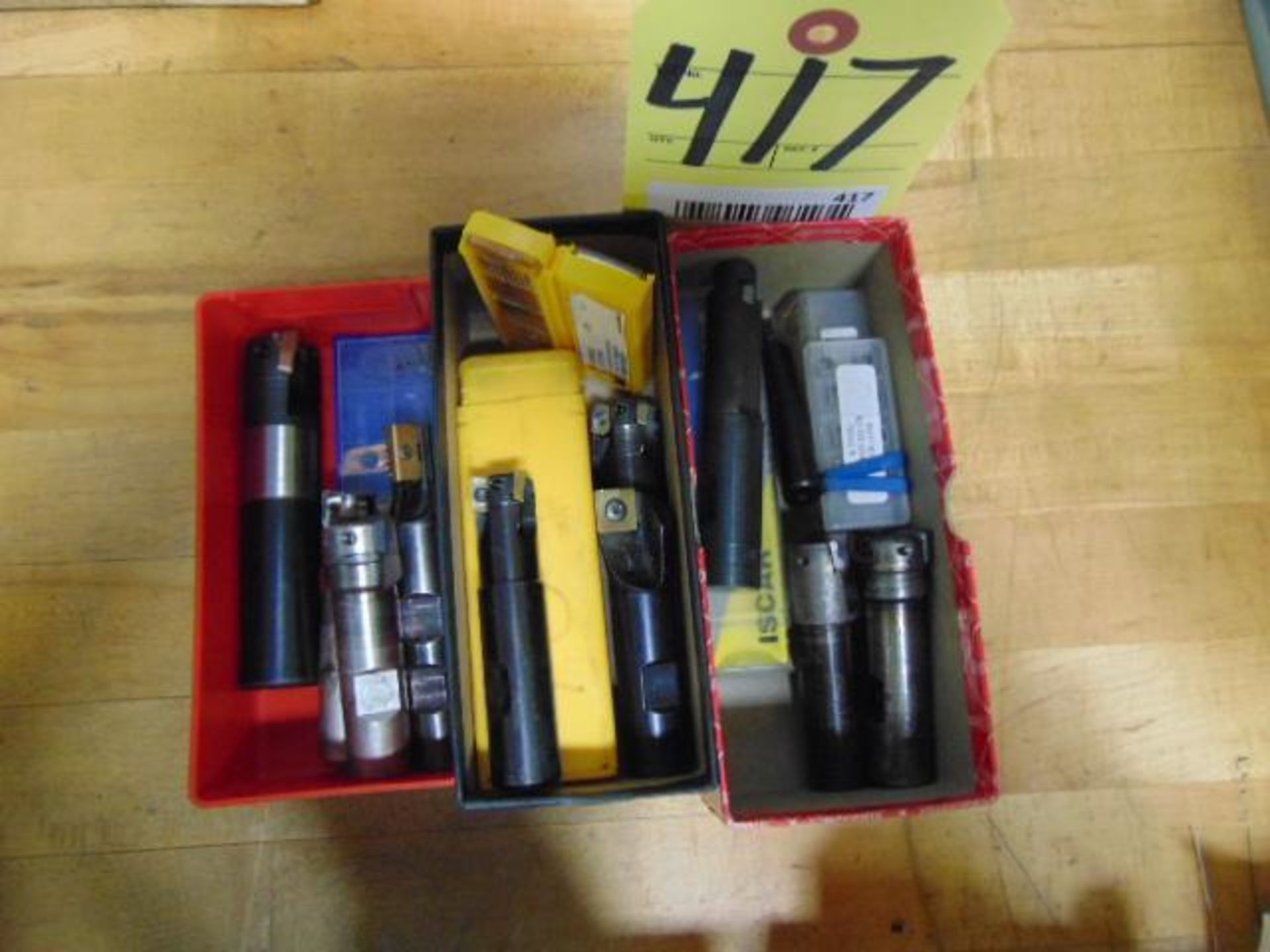 LOT OF INSERT TOOL HOLDERS, assorted (in three boxes)